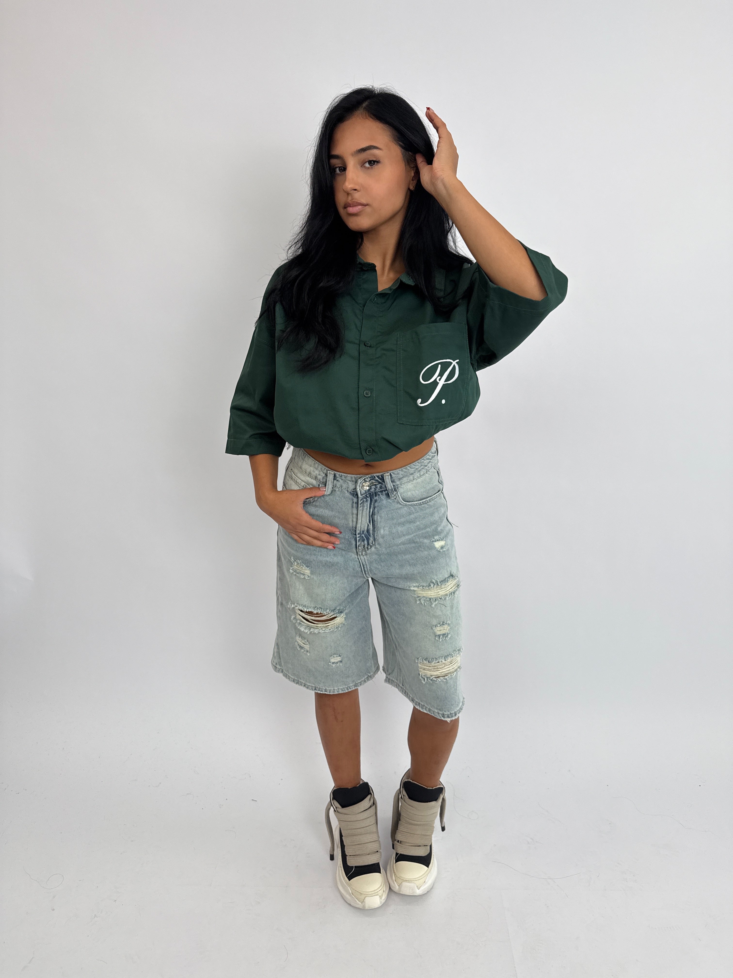 RIPPED DISTRESSED JORT