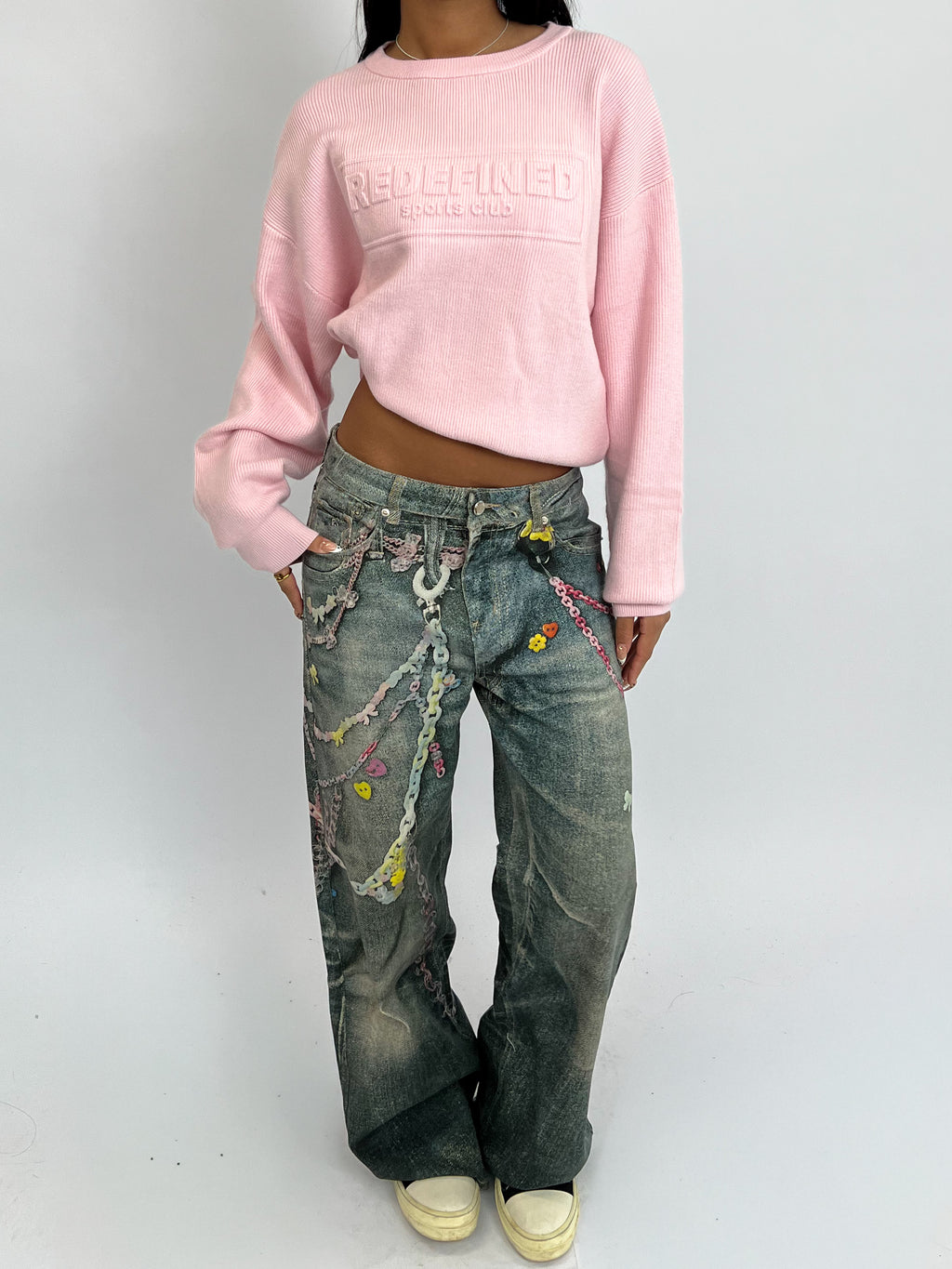 REDEFINED RIBBED KNIT PINK