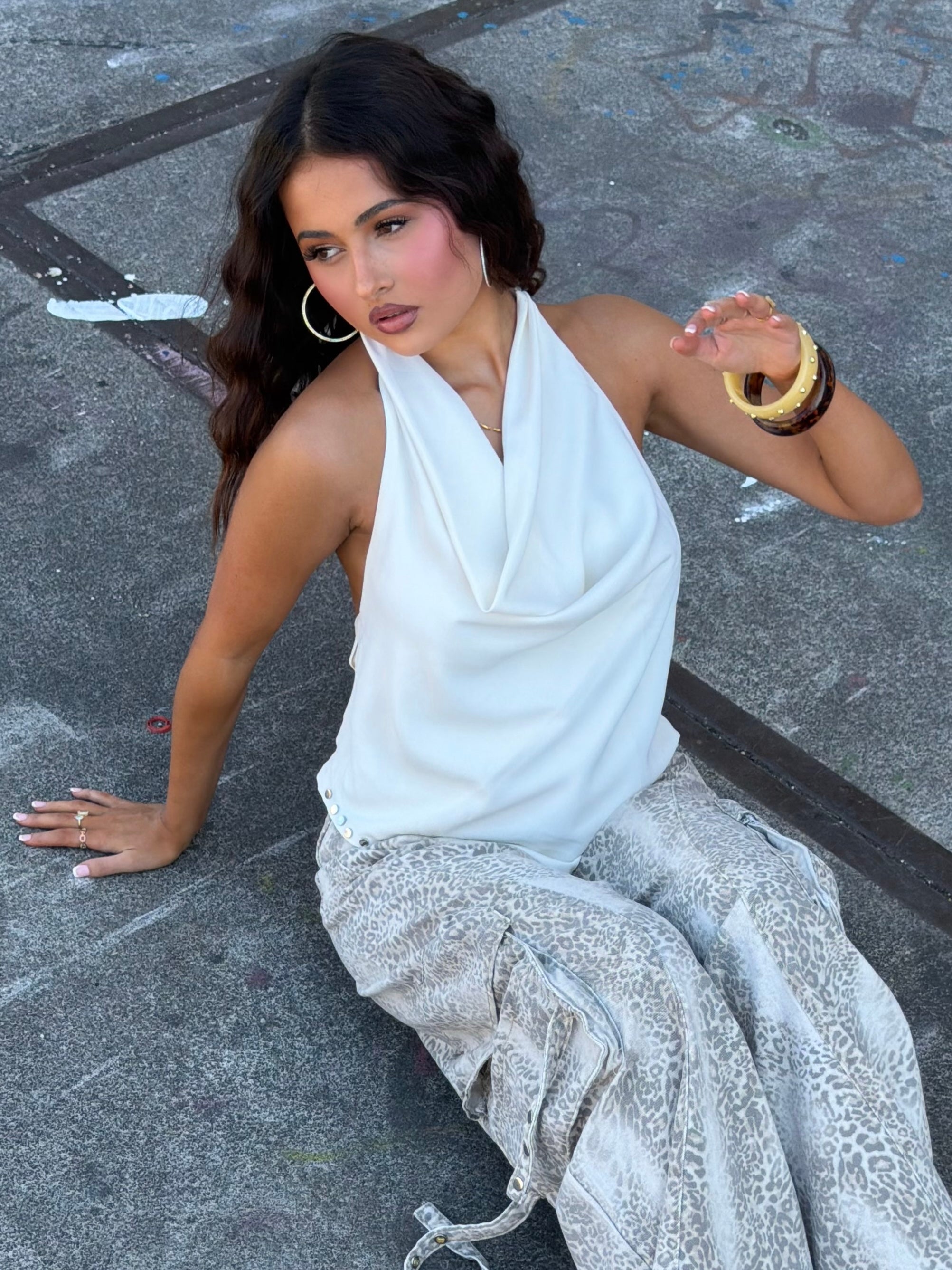 GINA TOP BEIGE