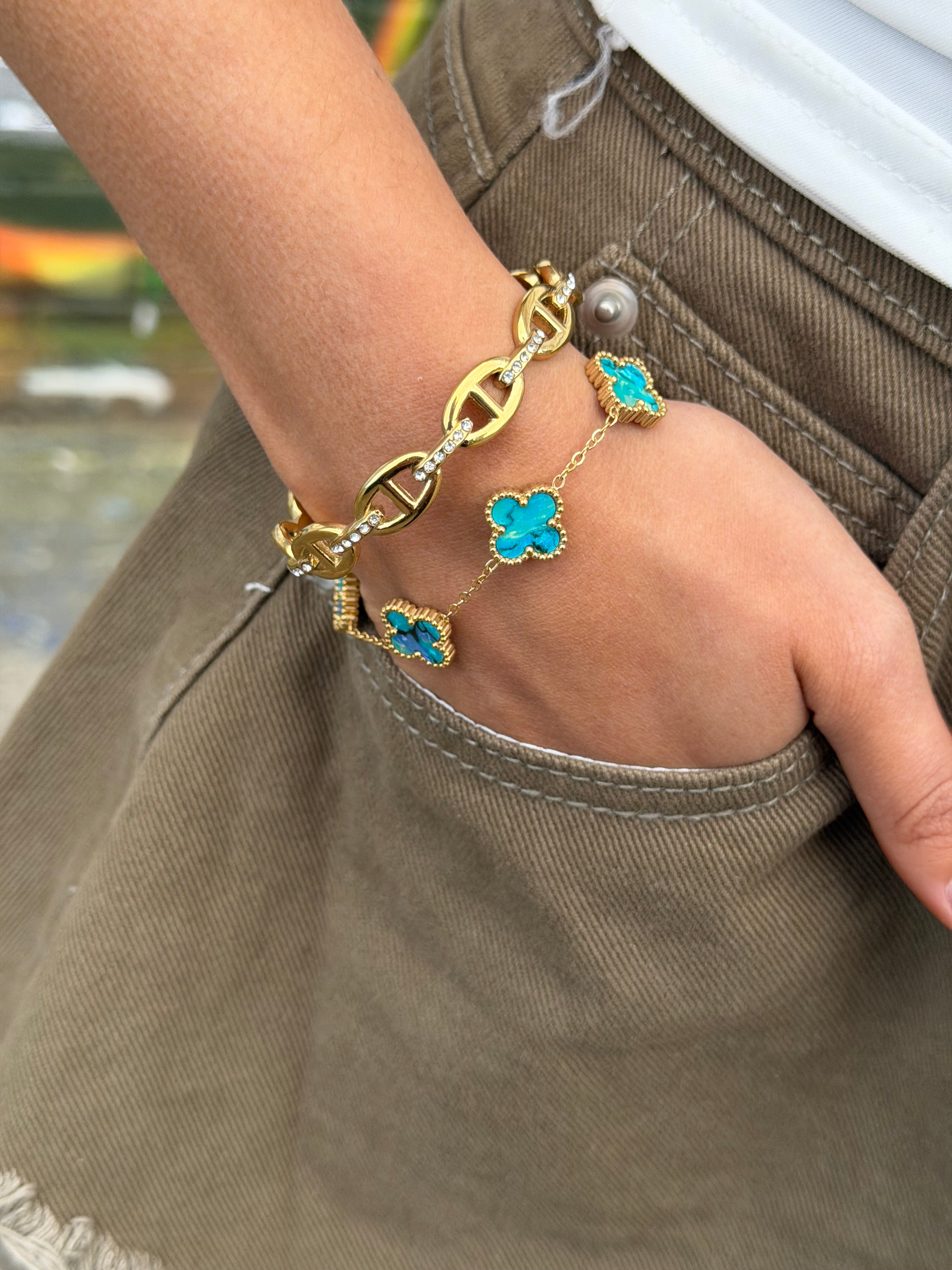 CLOVER BRACELET TURQUOISE