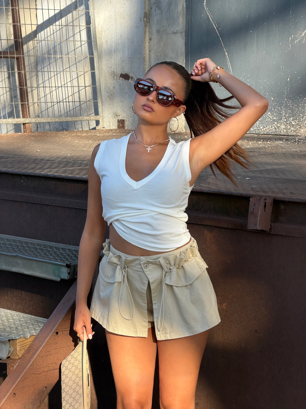 BOOTY SHORT BEIGE