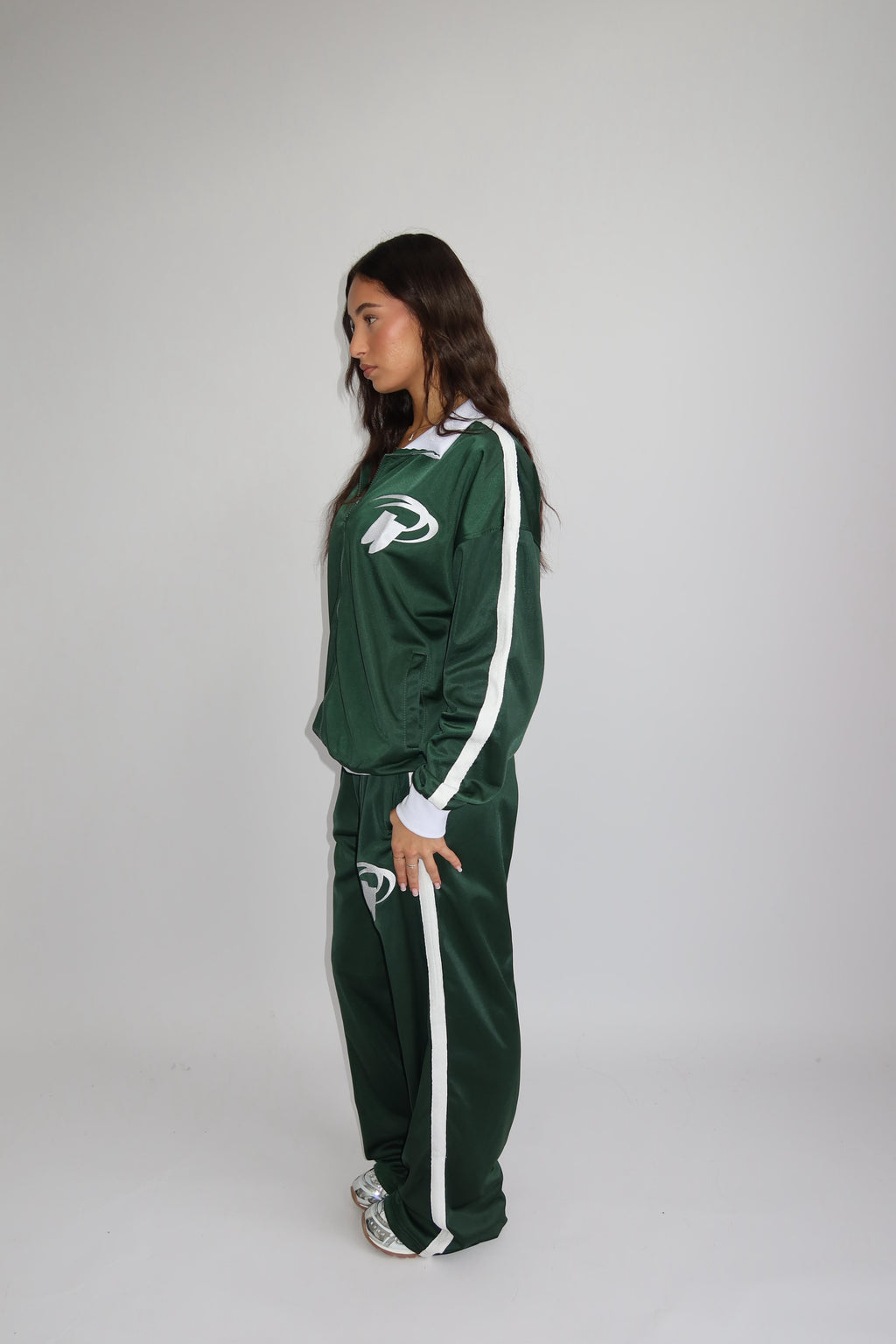 PREMIUM PRIORITY STRIPED TRACKSUIT GREEN