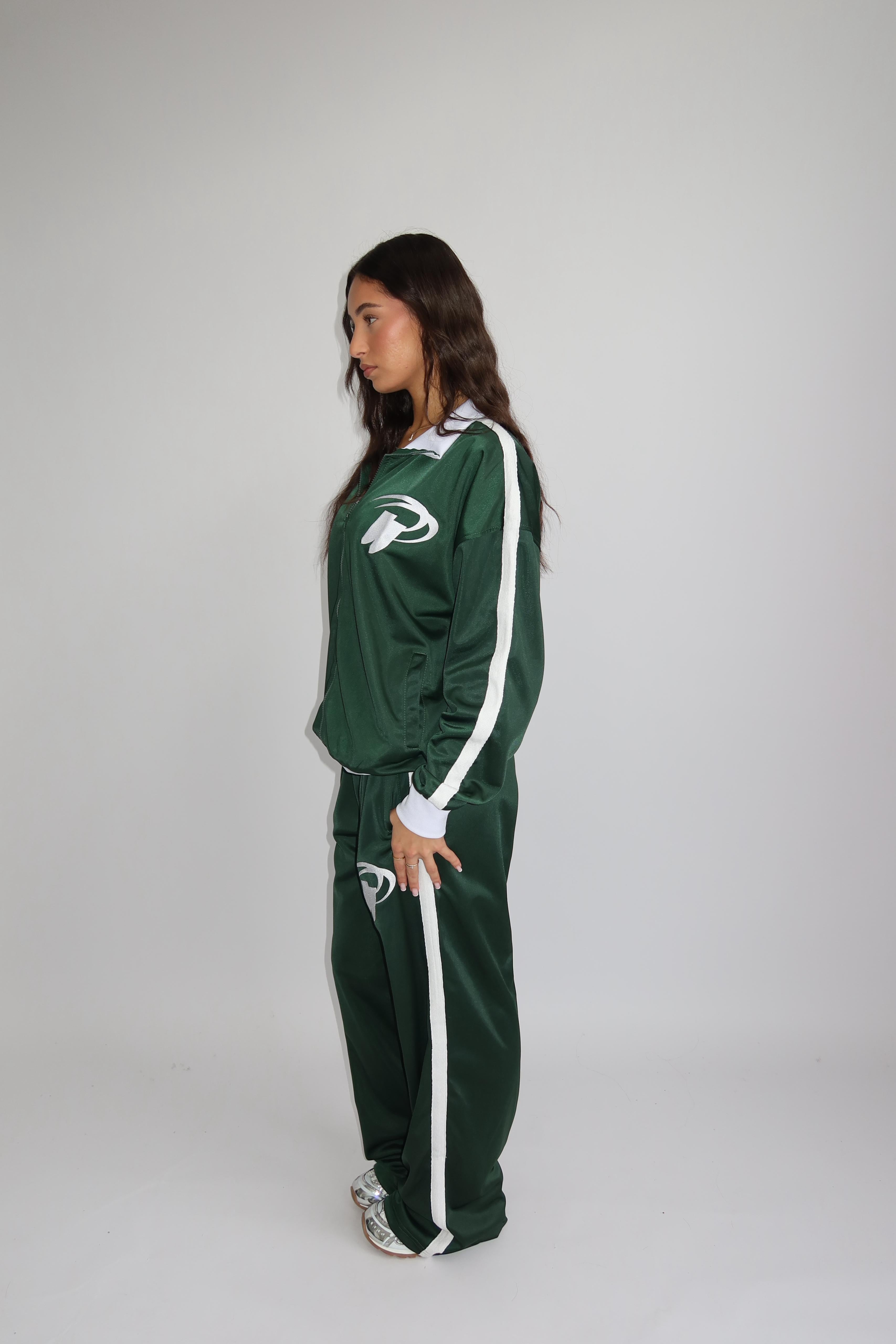 PREMIUM PRIORITY STRIPED TRACKSUIT GREEN