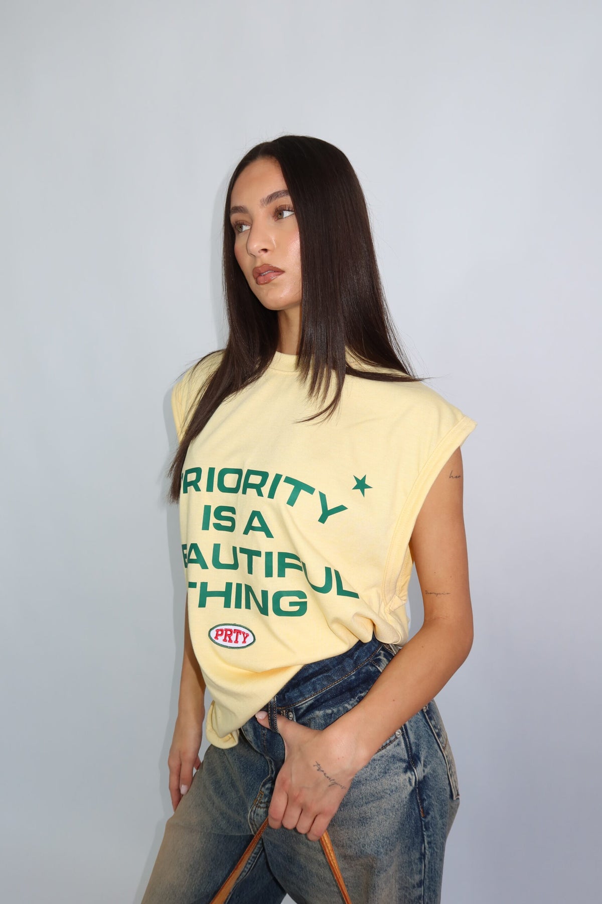 PRIORITY STAR TANK YELLOW