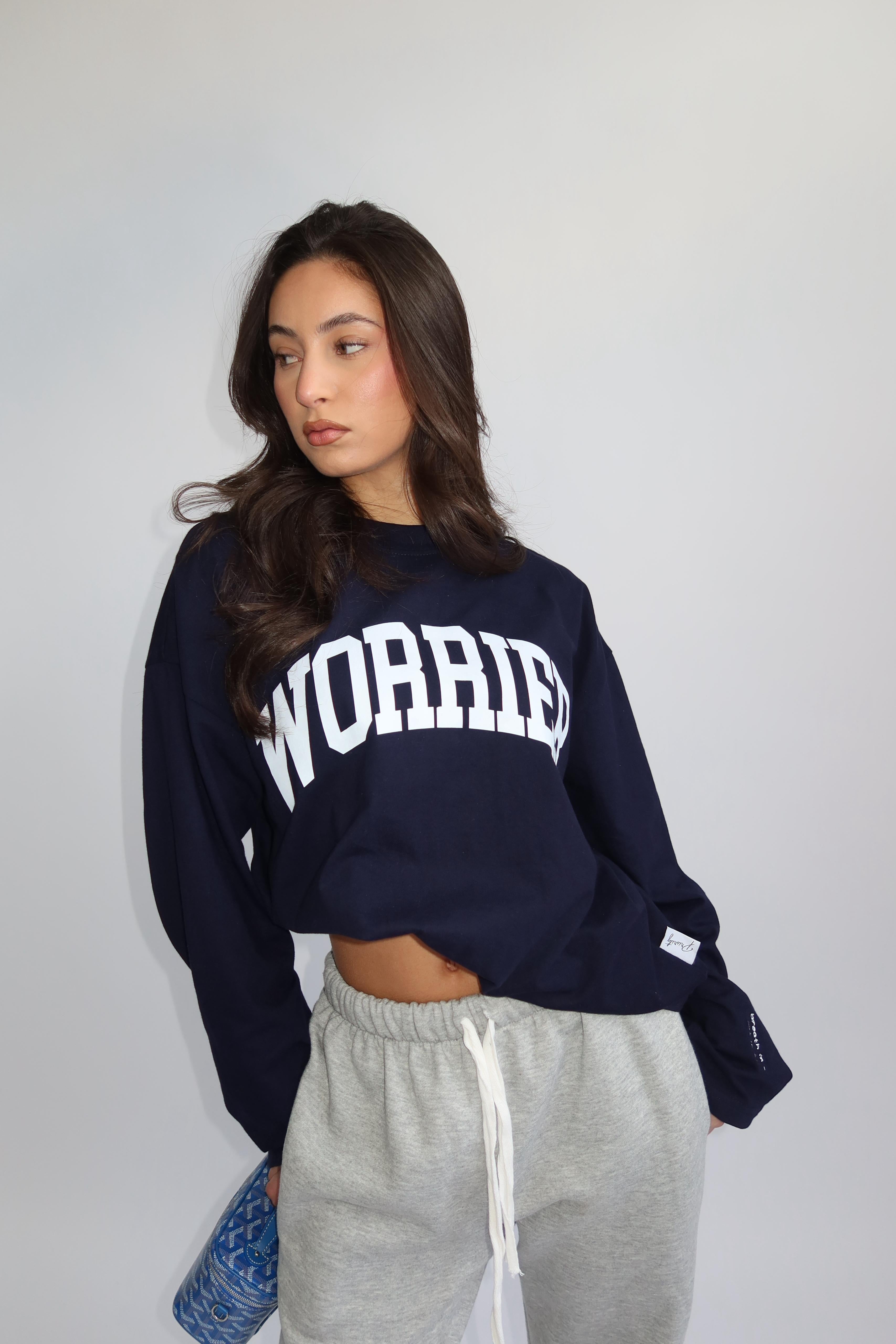 WORRIER LONGSLEEVE NAVY/WHITE PRE ORDER