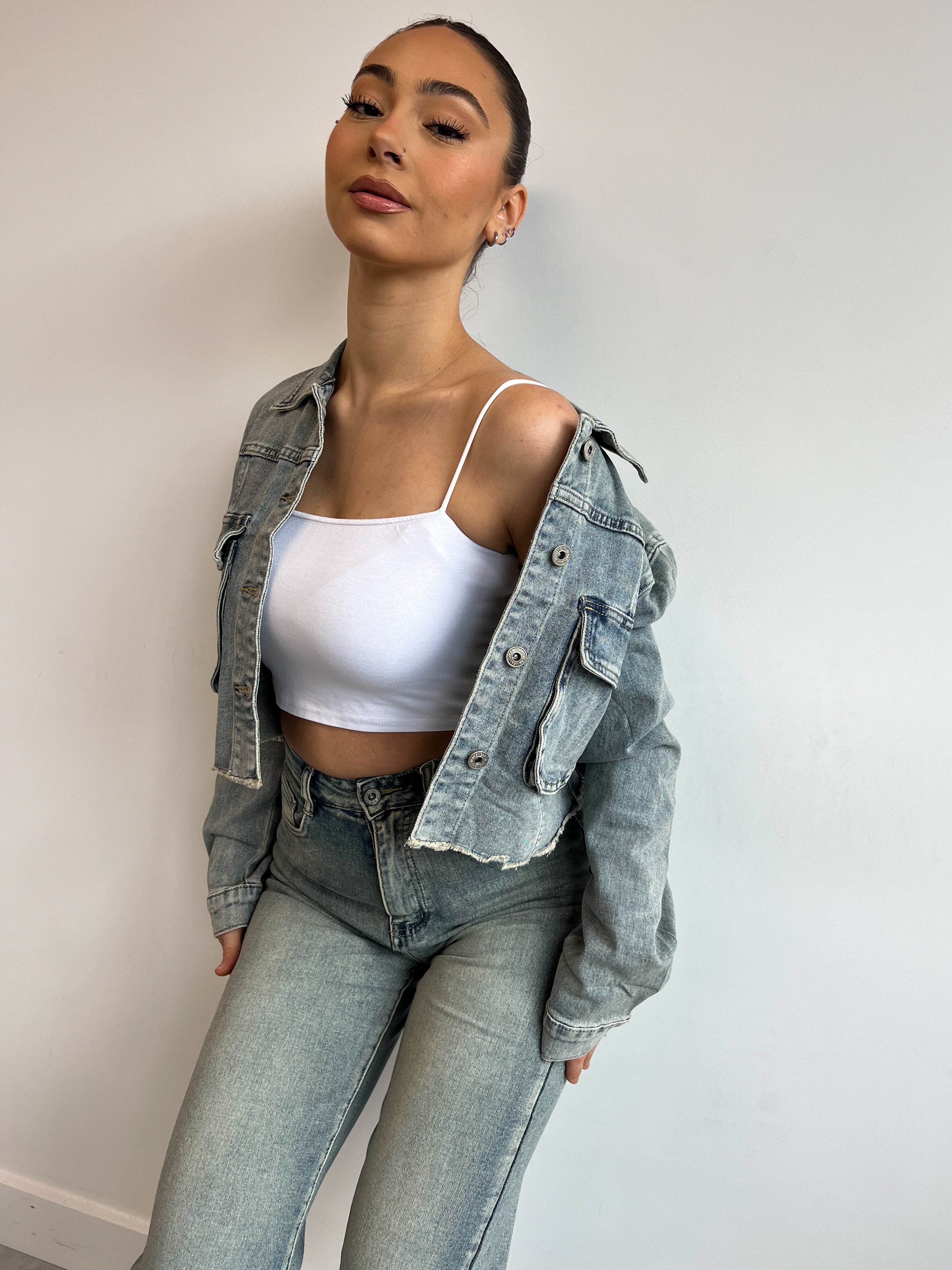 VINTAGE WASH DENIM JACKET