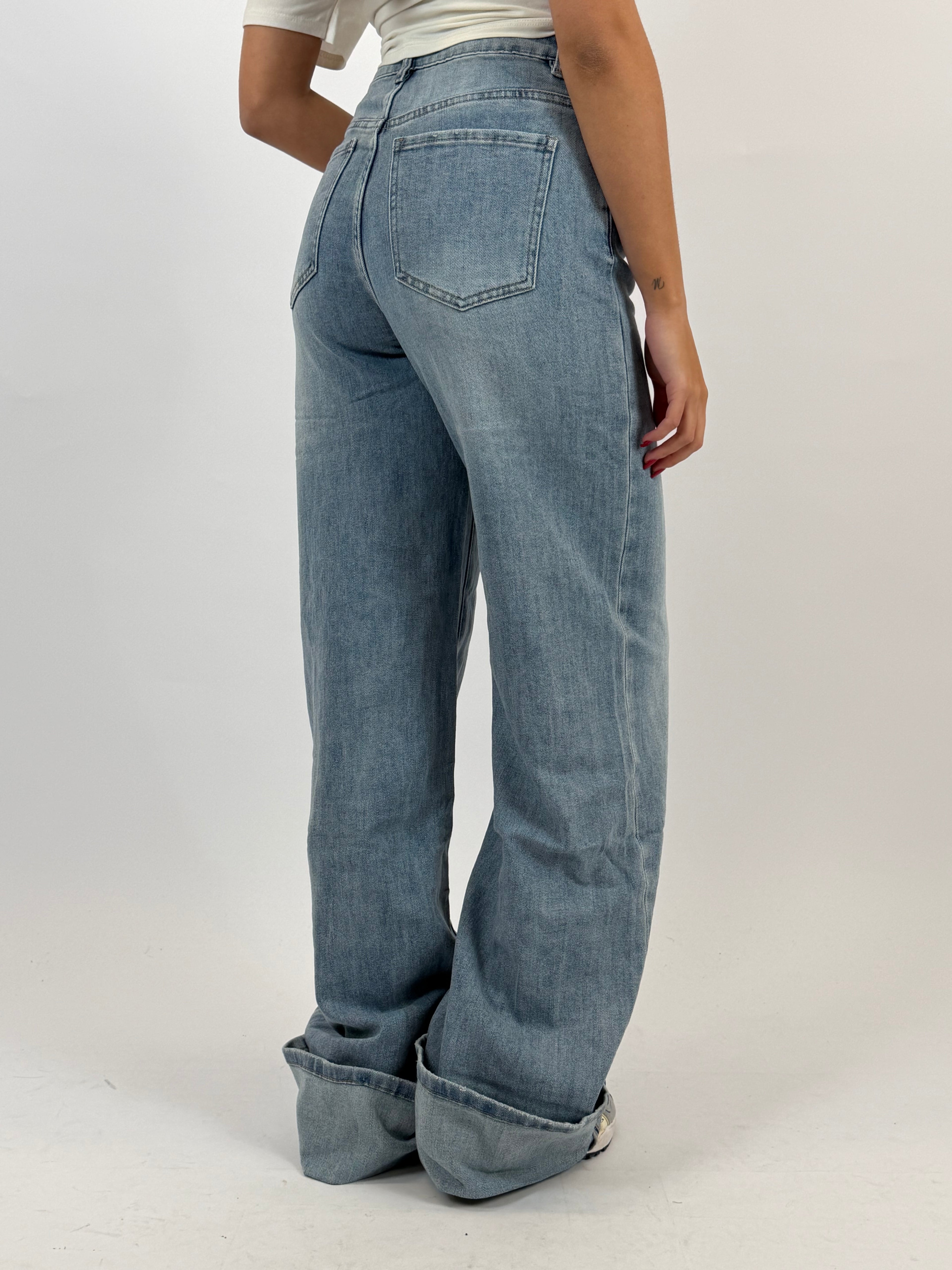 TALL FOLDED STRETCH JEANS 2.0
