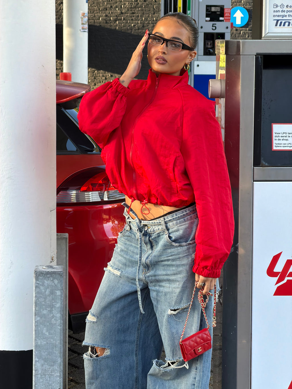 SHELLEY JACKET RED
