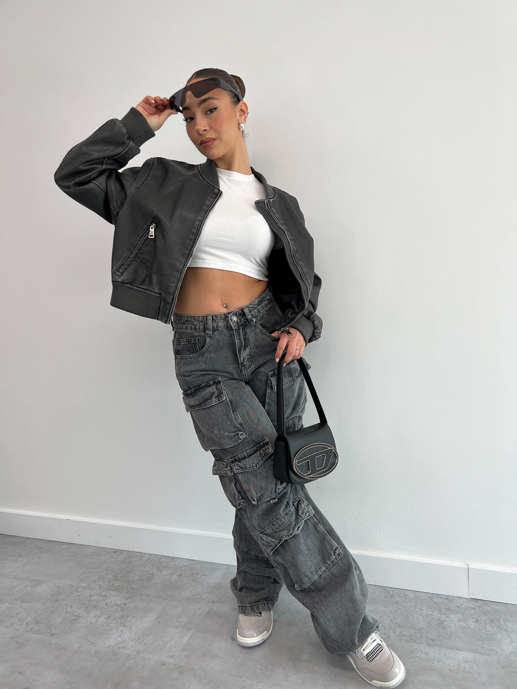 ATTICO INSPIRED MULTI POCKET CARGO GREY 899