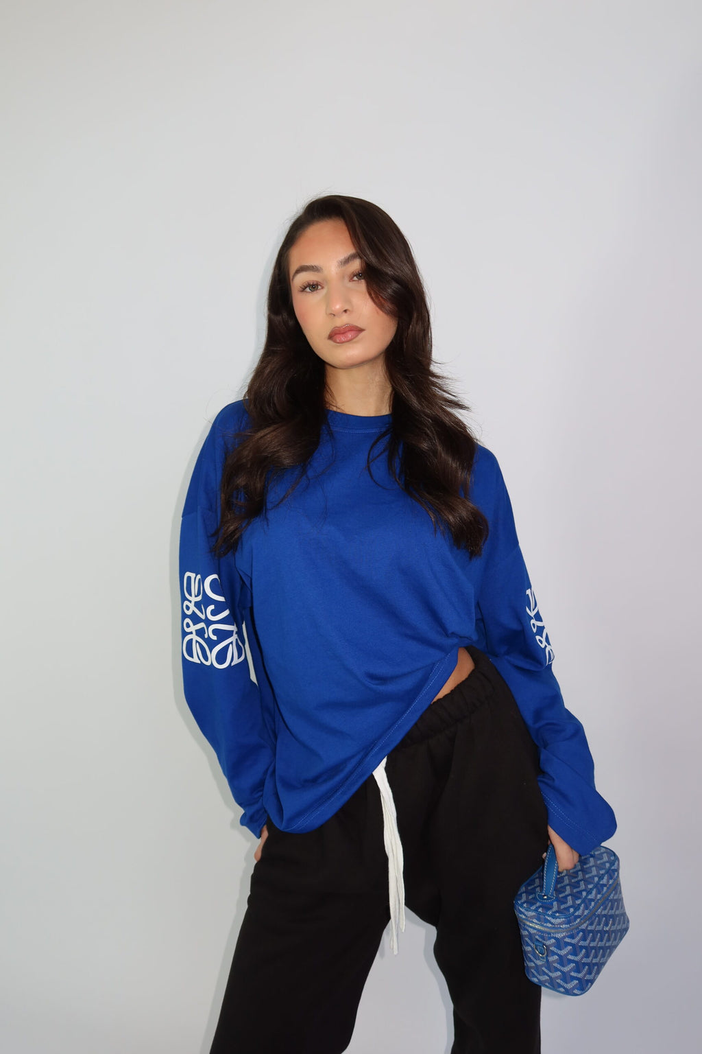 MONOGRAM LONGSLEEVE COBALT