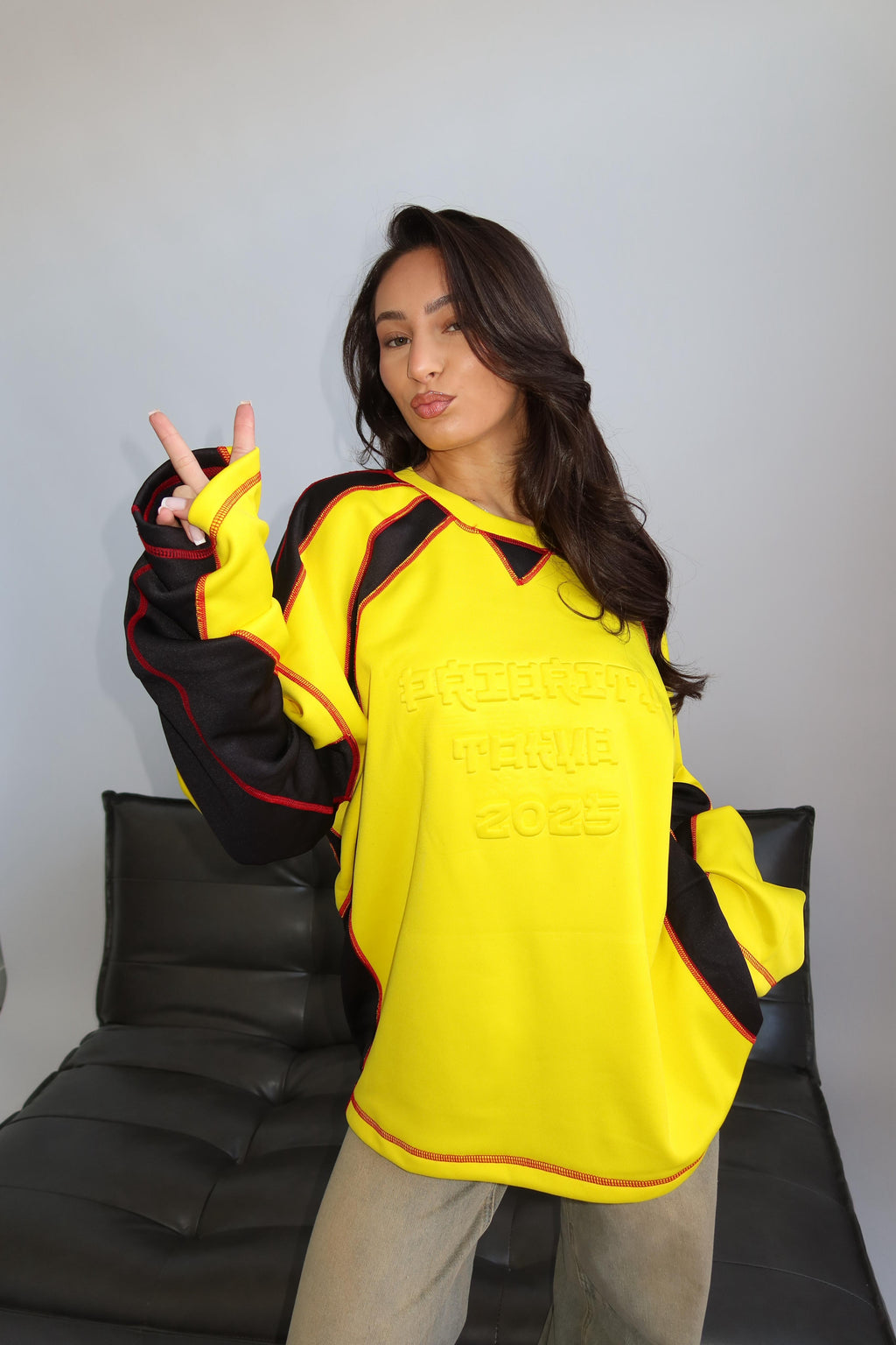 TOKYO EMBOSSED LONGSLEEVE YELLOW