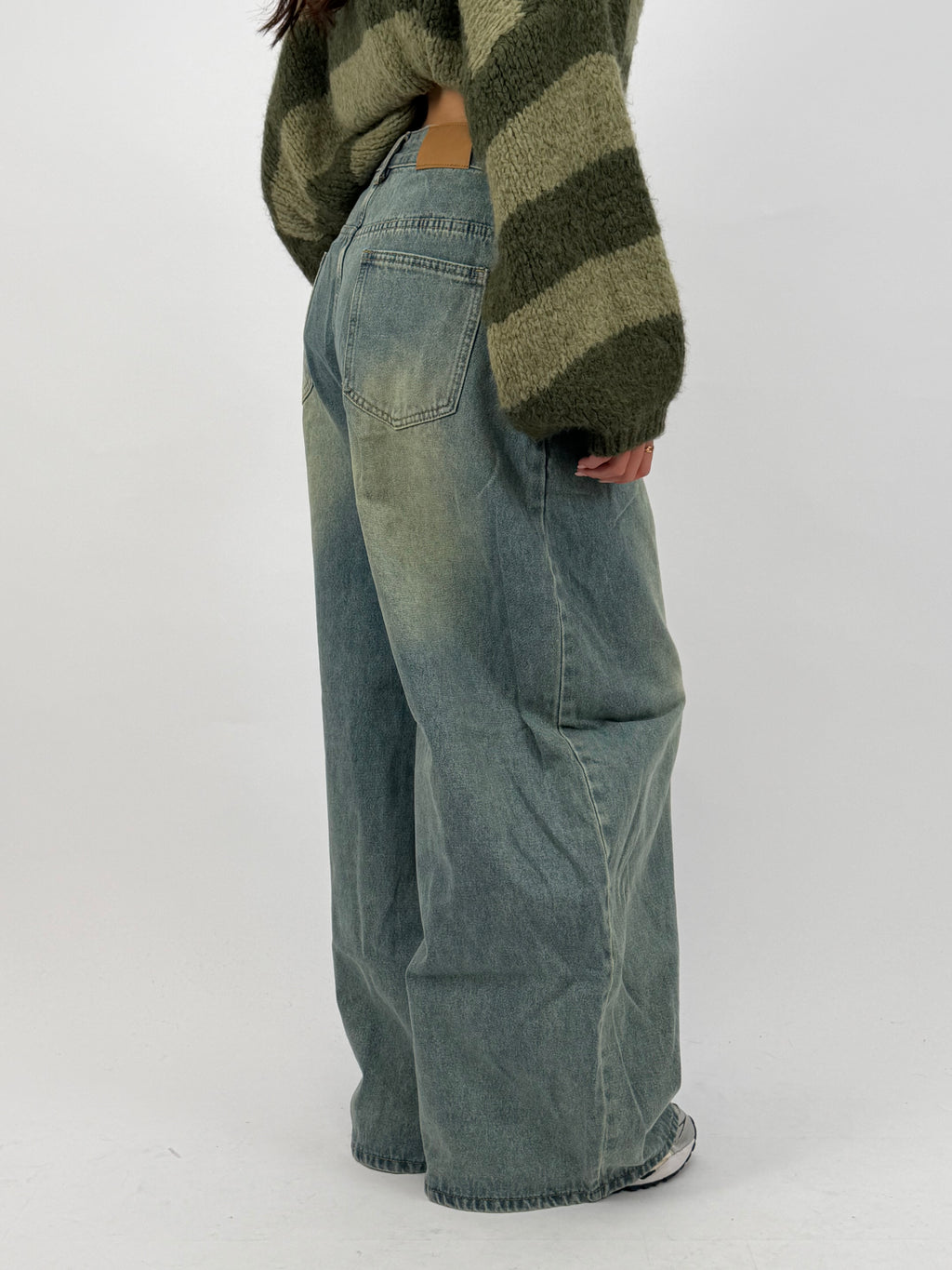 SINCHED WAIST WIDE LEG LIGHT VINTAGE