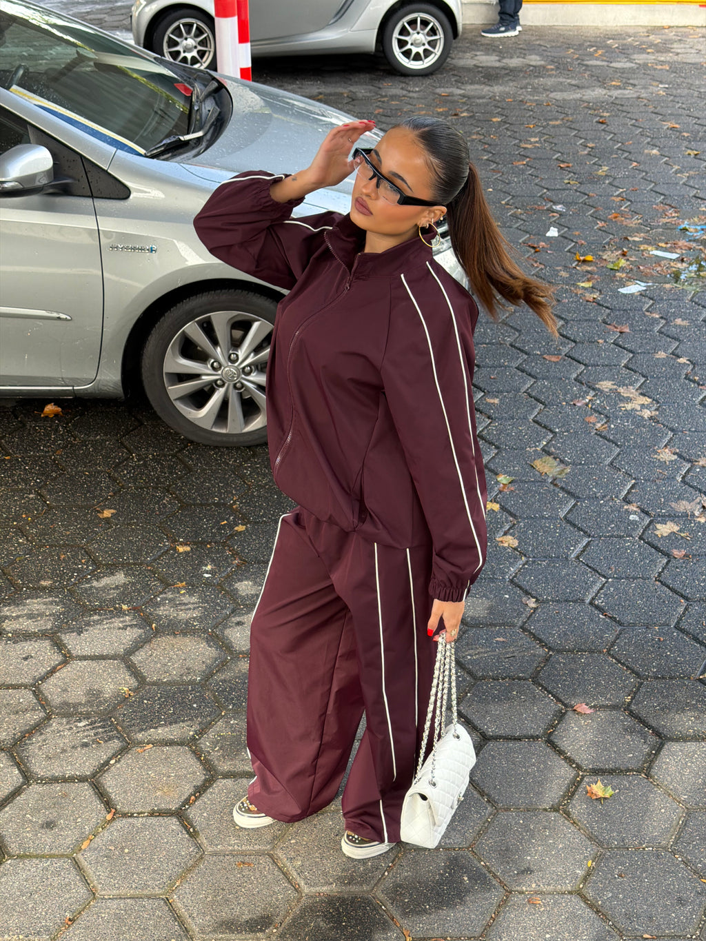 PIEN WINDJACKPAK BORDEAUX