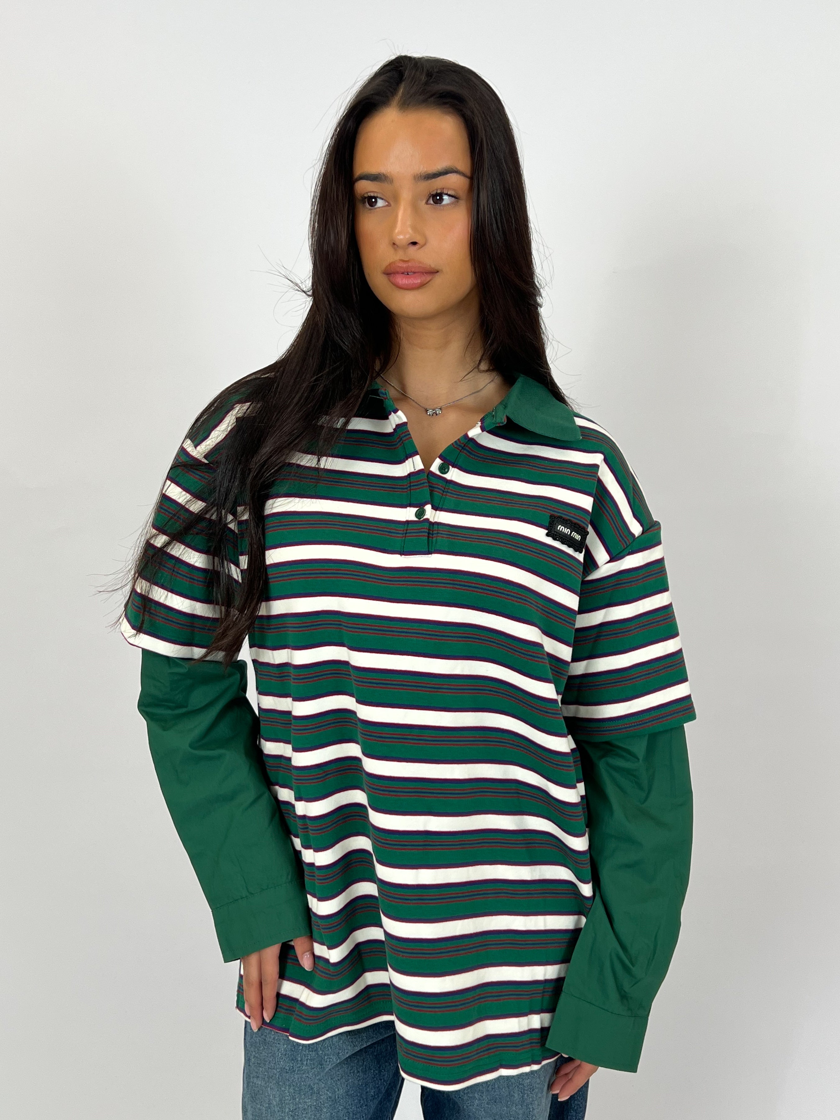 MIMI INSPIRED SHIRT LONGSLEEVE GREEN