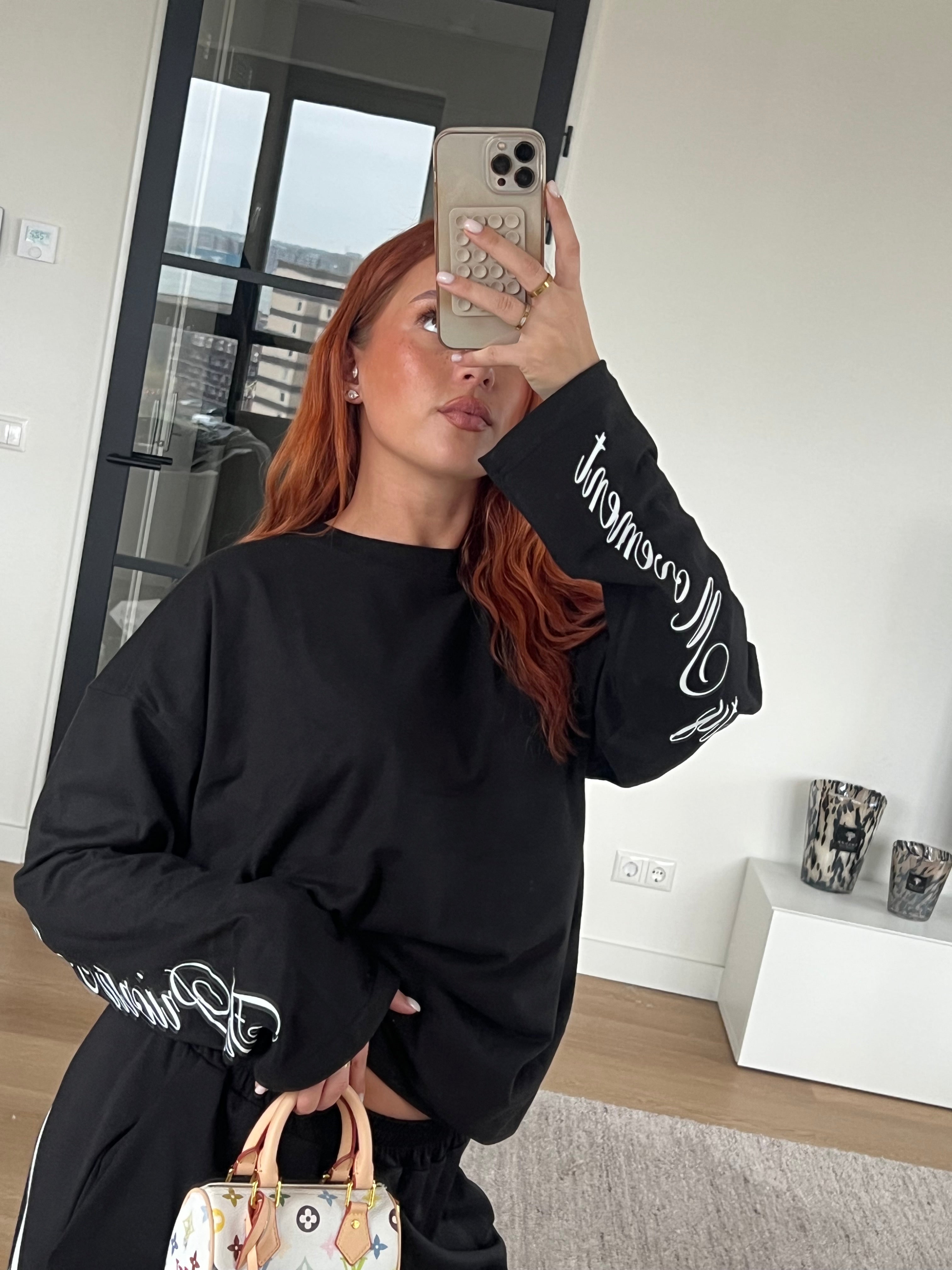 MOVEMENT LONGSLEEVE BLACK/WHITE