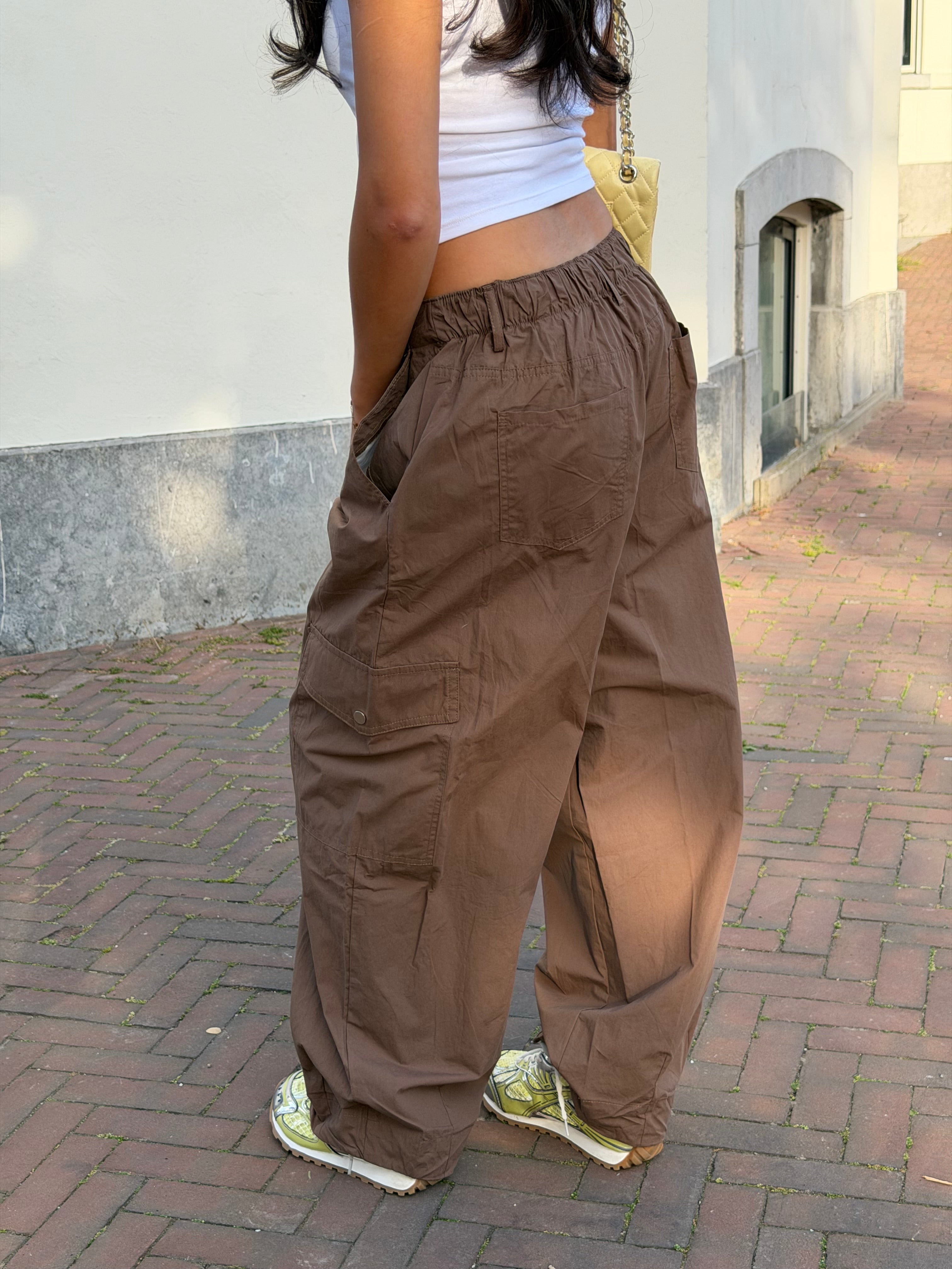 PARACHUTE PANTS TAUPE