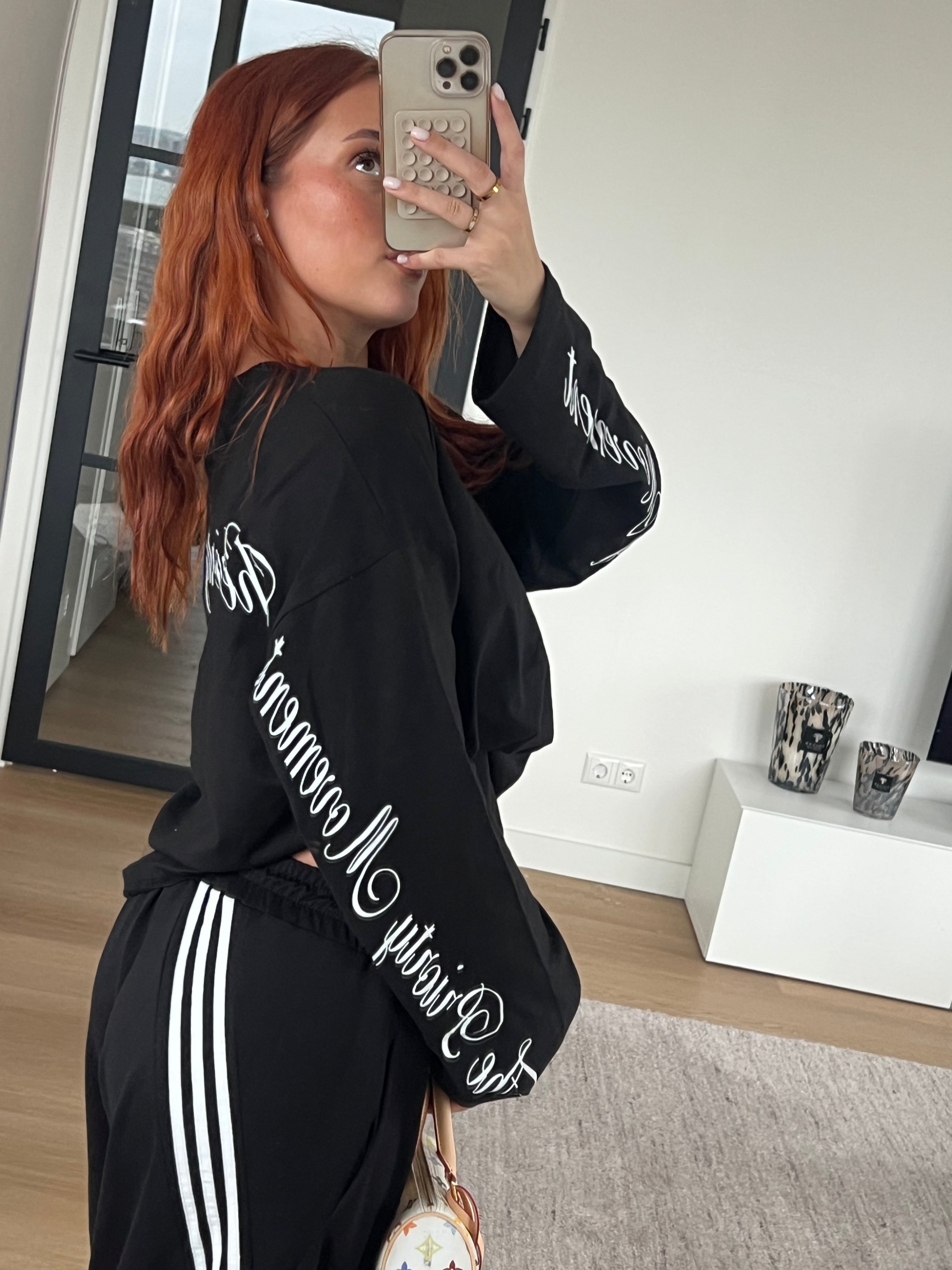 MOVEMENT LONGSLEEVE BLACK/WHITE