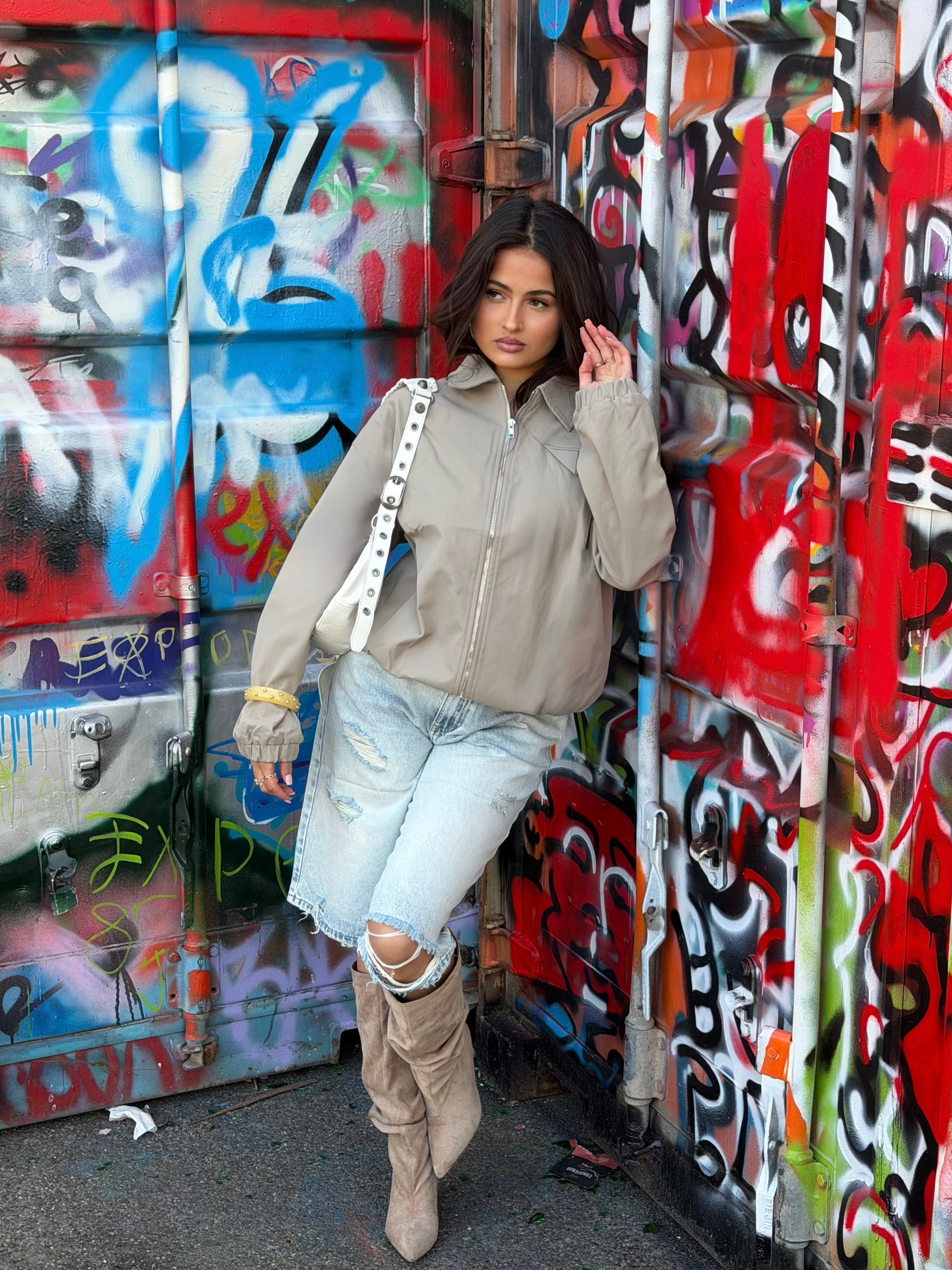 INSPIRED FLAP JACKET GREEN
