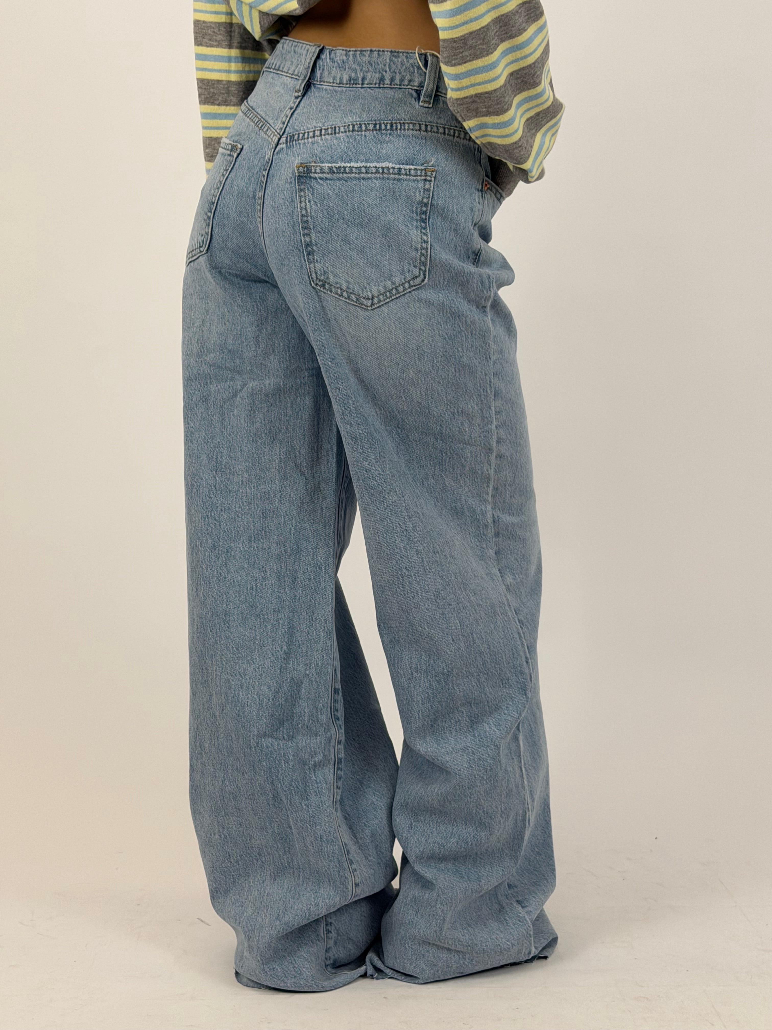 EXTRA TALL MID WAIST JEANS