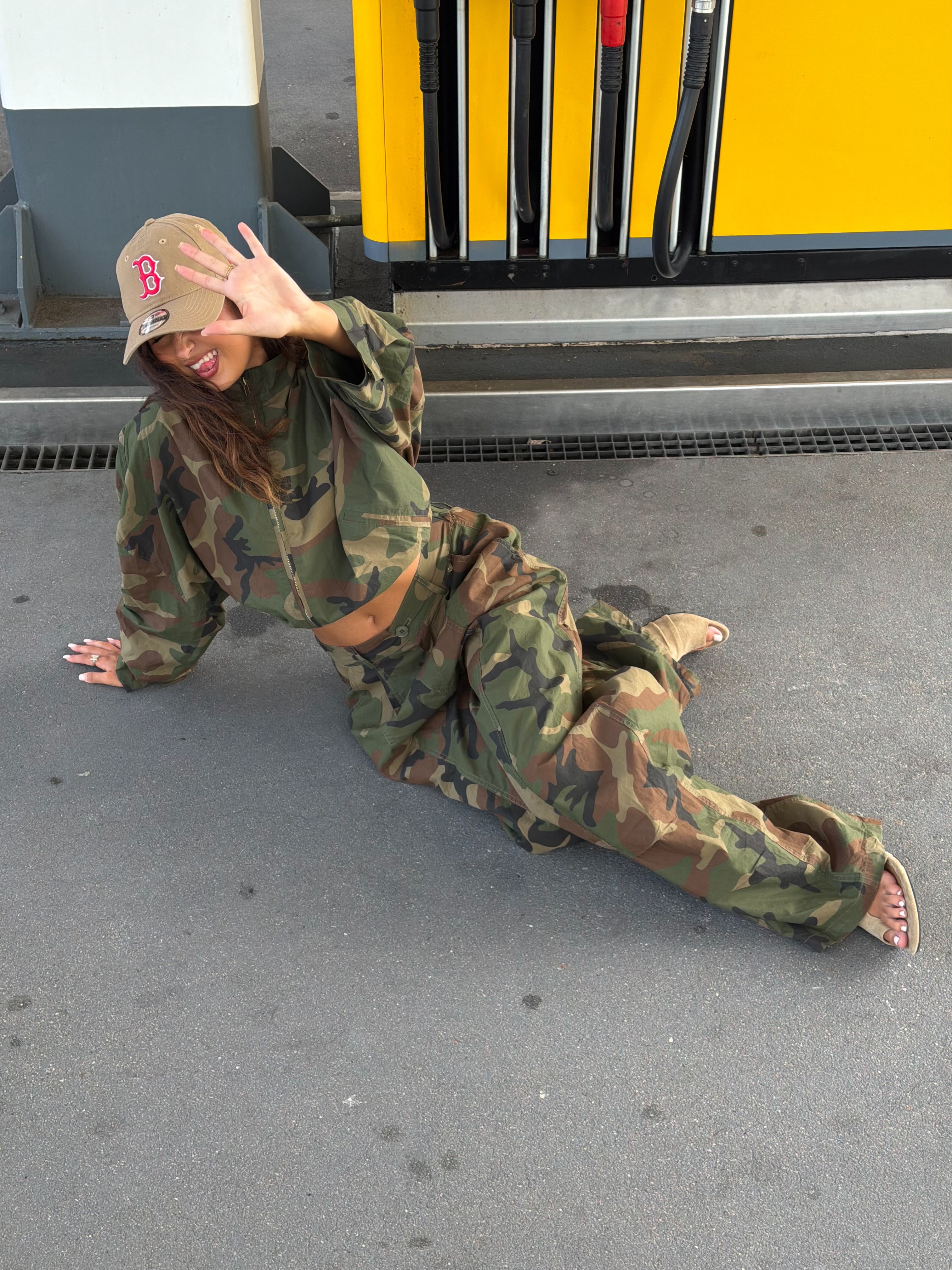 CAMO WINDBREAKER PANTS