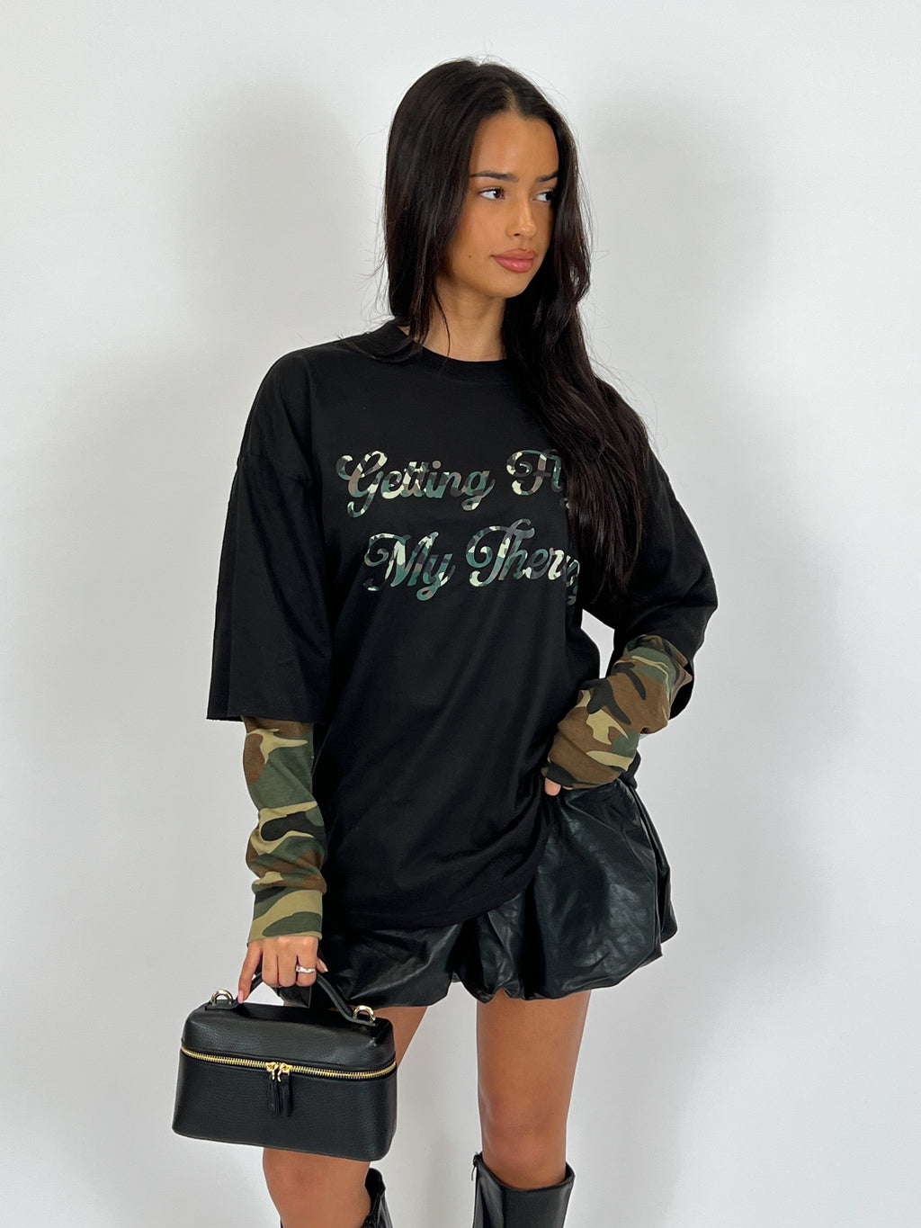 GETTING FLY LONGSLEEVE BLACK/ARMY