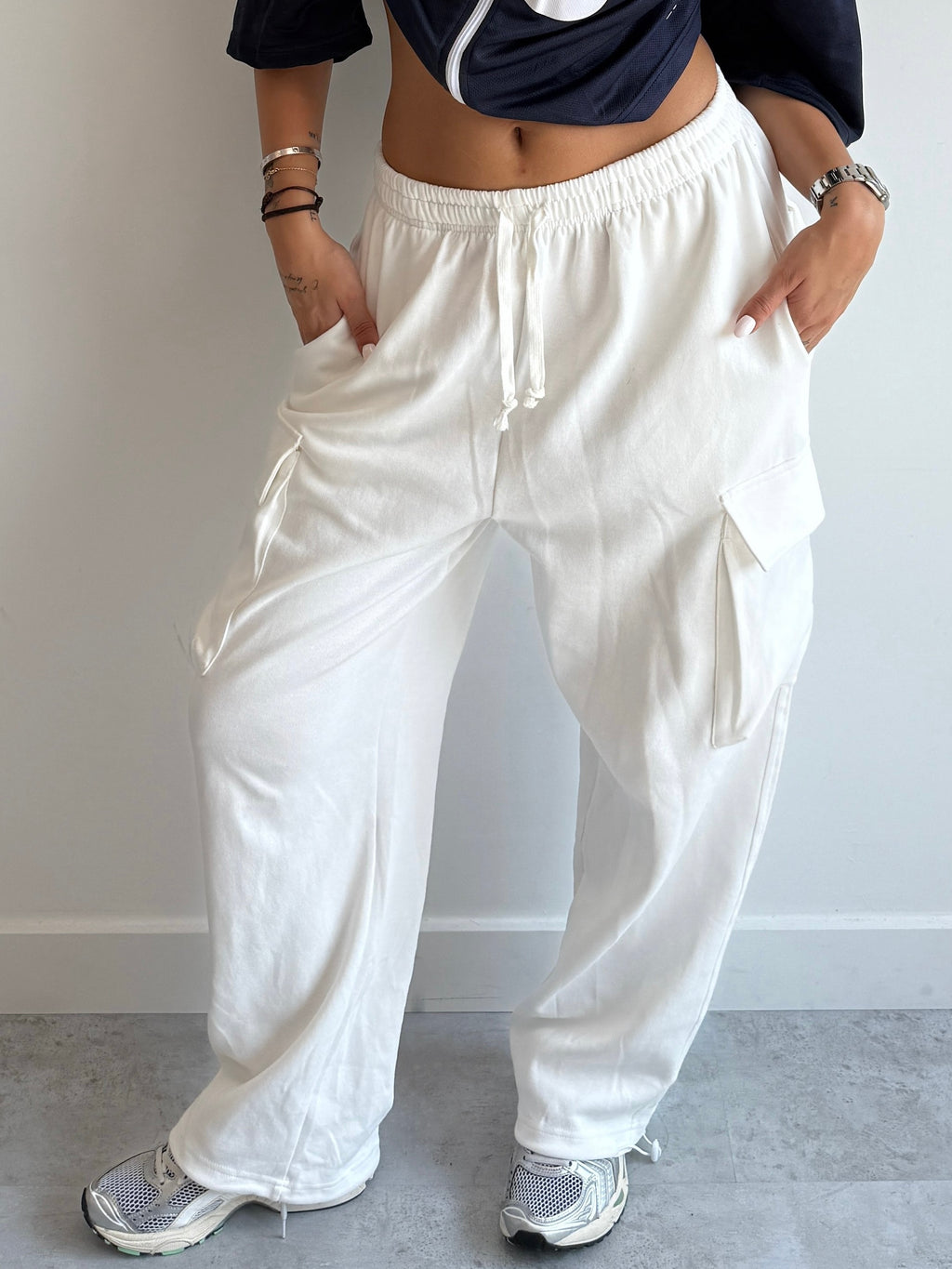 CARGO JOGGER WHITE