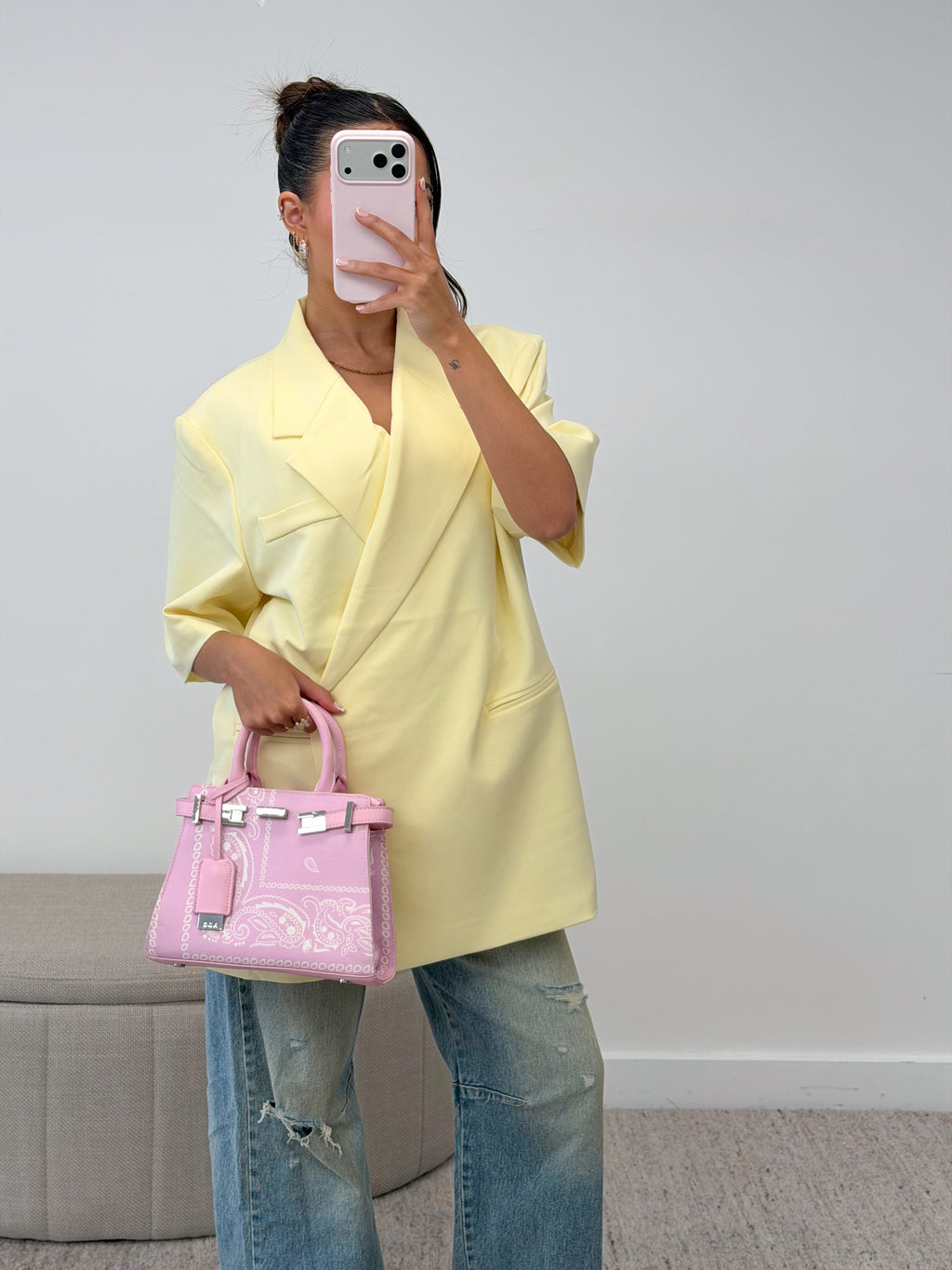 SUMMER BLAZER BUTTER YELLOW