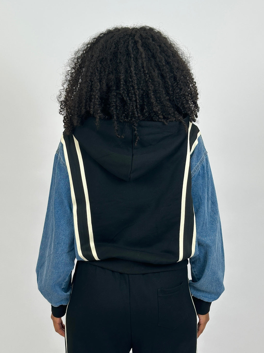 DENIM TRACKSUIT VEST