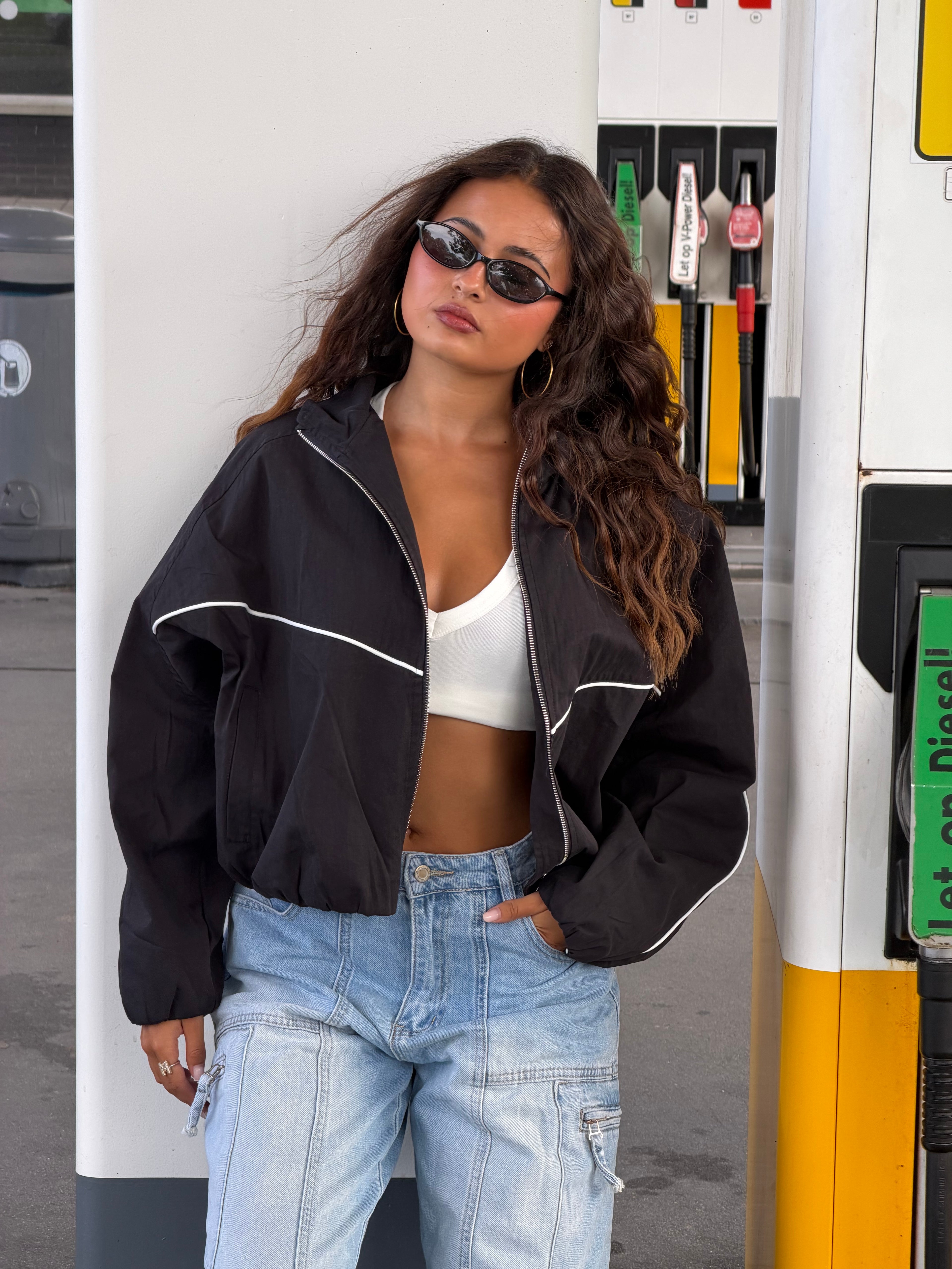 THE WINDBREAKER JACKET BLACK