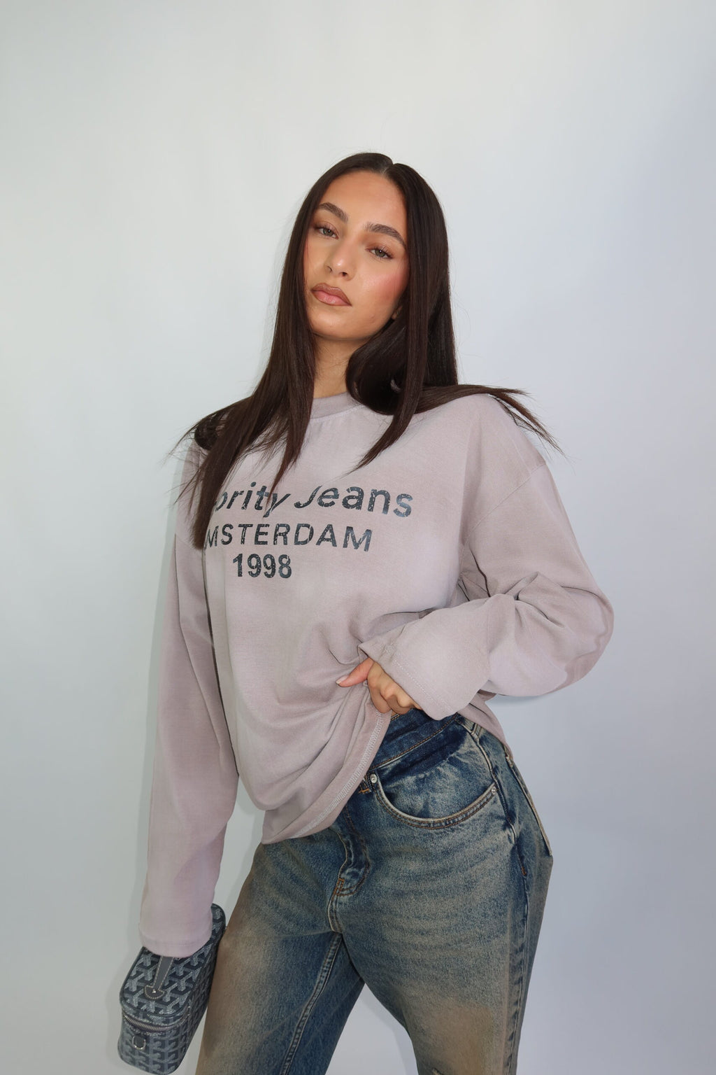 PRIORITY AMSTERDAM LONGSLEEVE TAUPE