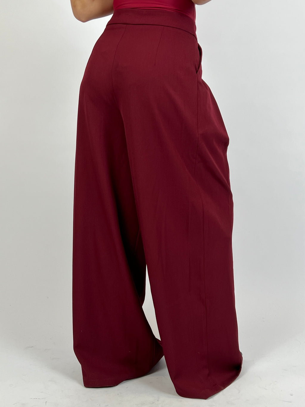 PREMIUM OVERLAP PANTALON BORDEAUX