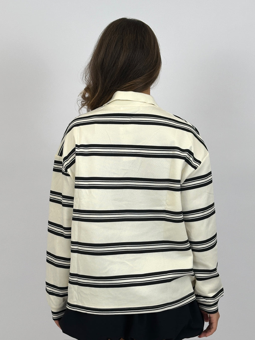 POLO WAFFLE LONGSLEEVE CREAM