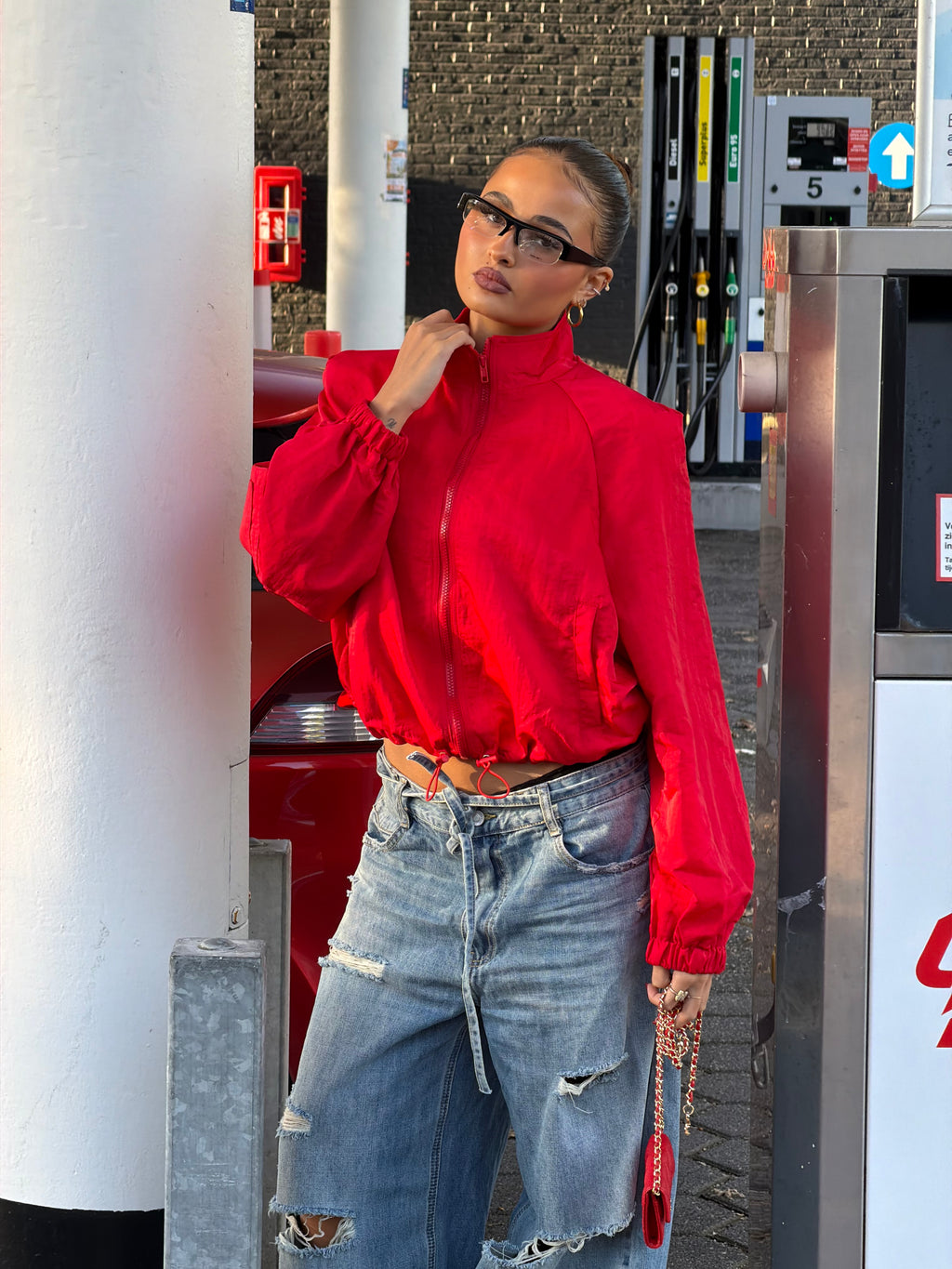 SHELLEY JACKET RED