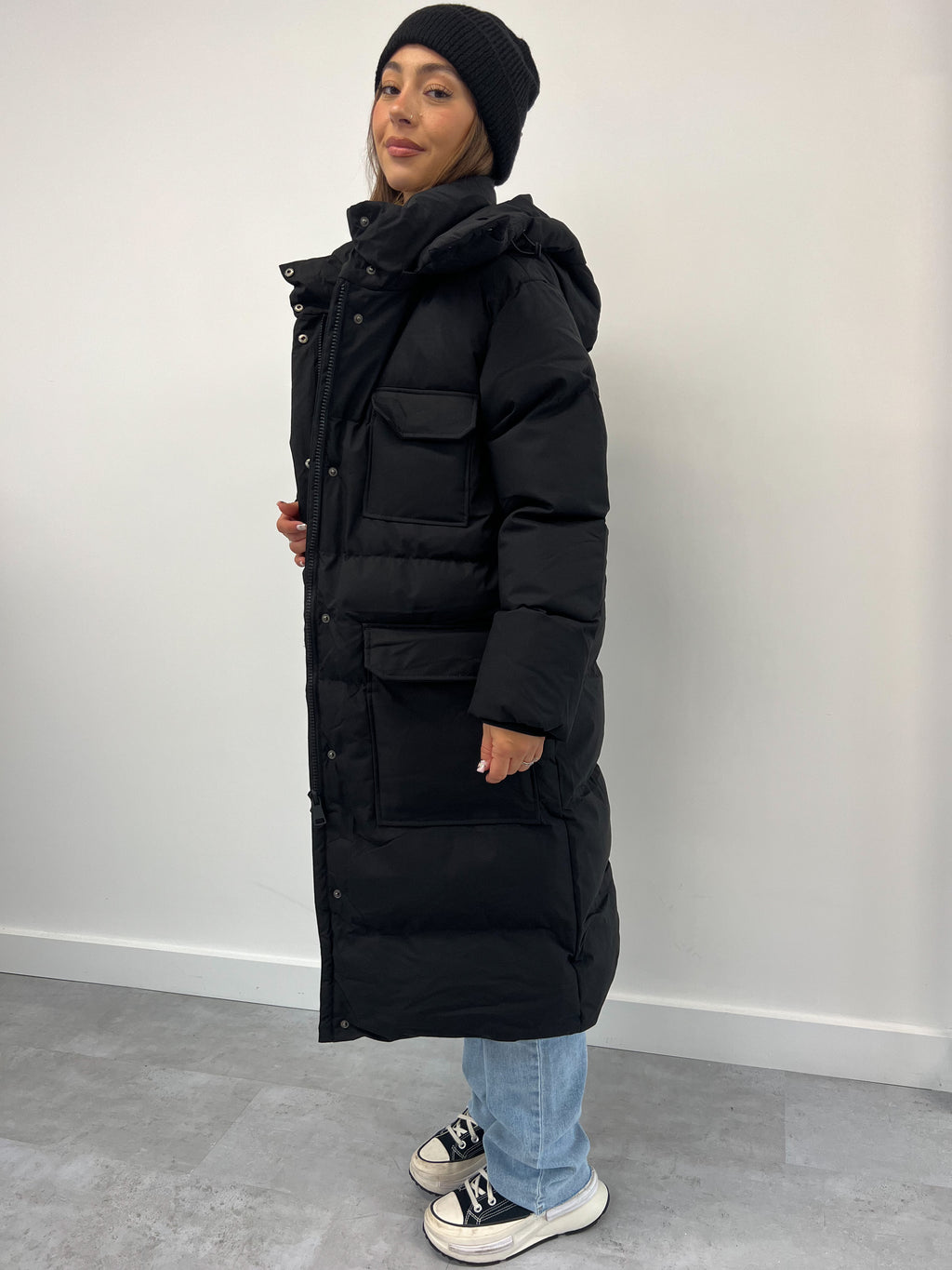 BIG FLAP PUFFER BLACK