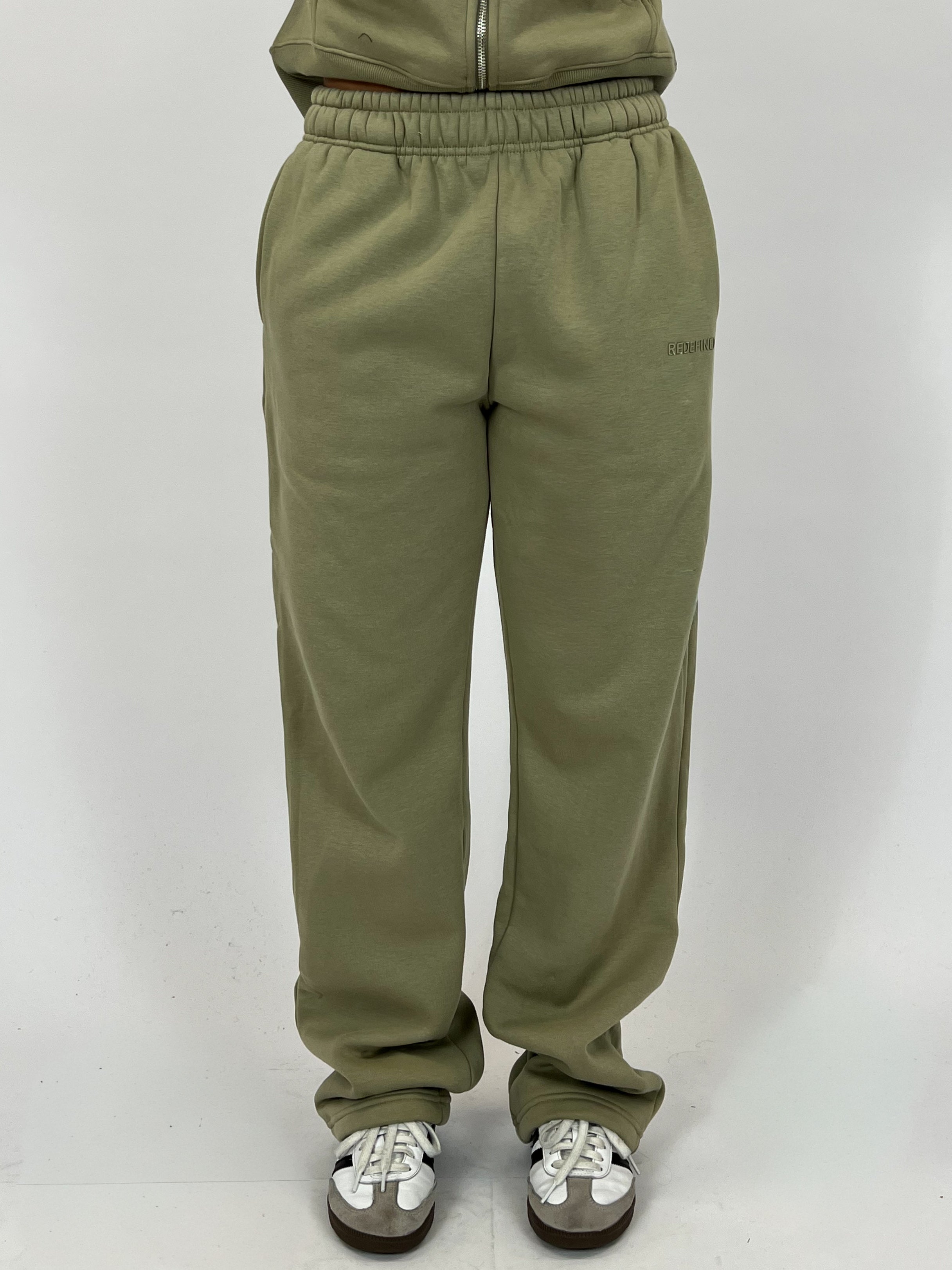 REDEFINED WIDE LEG JOGGER SAGE