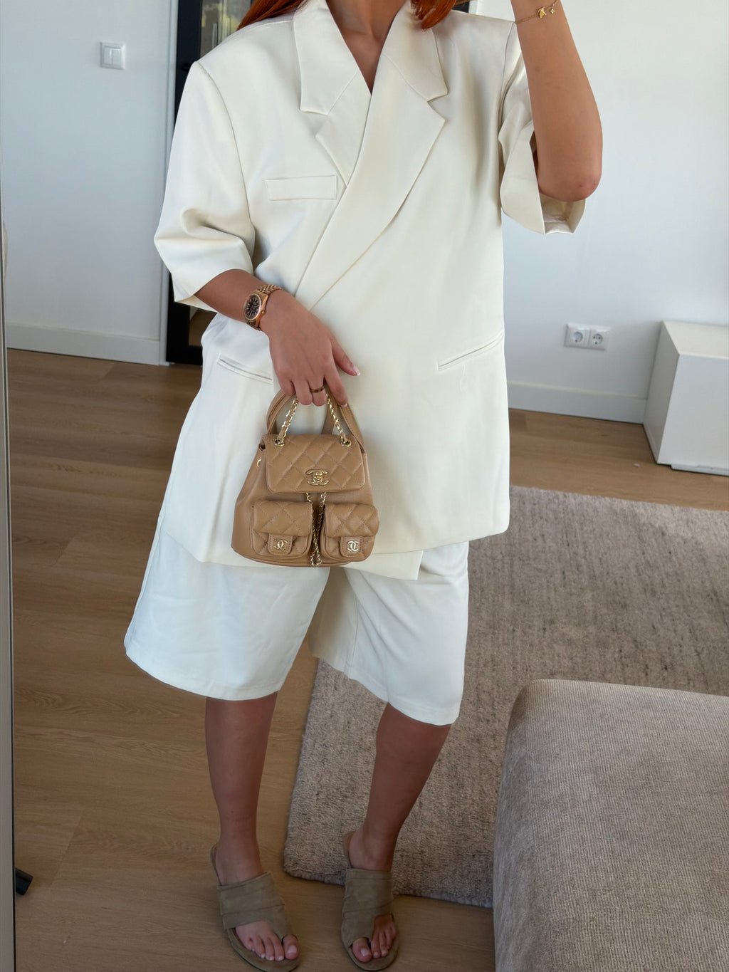 PANTALON JORTS BEIGE