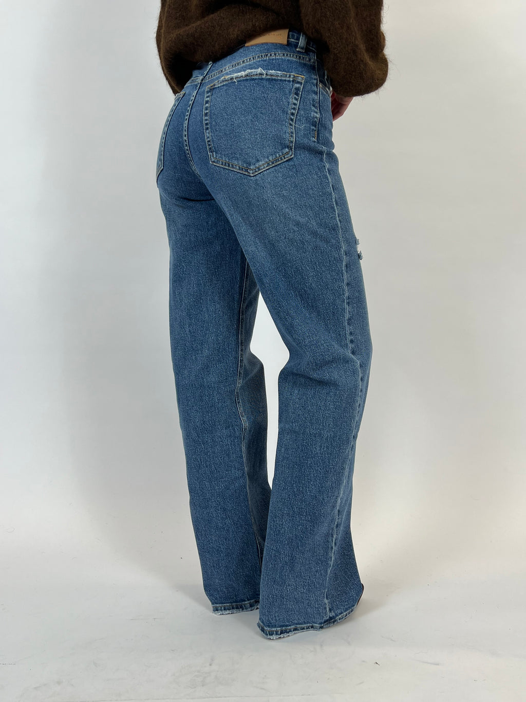 STRETCH STRAIGHT LEG MINI DISTRESS