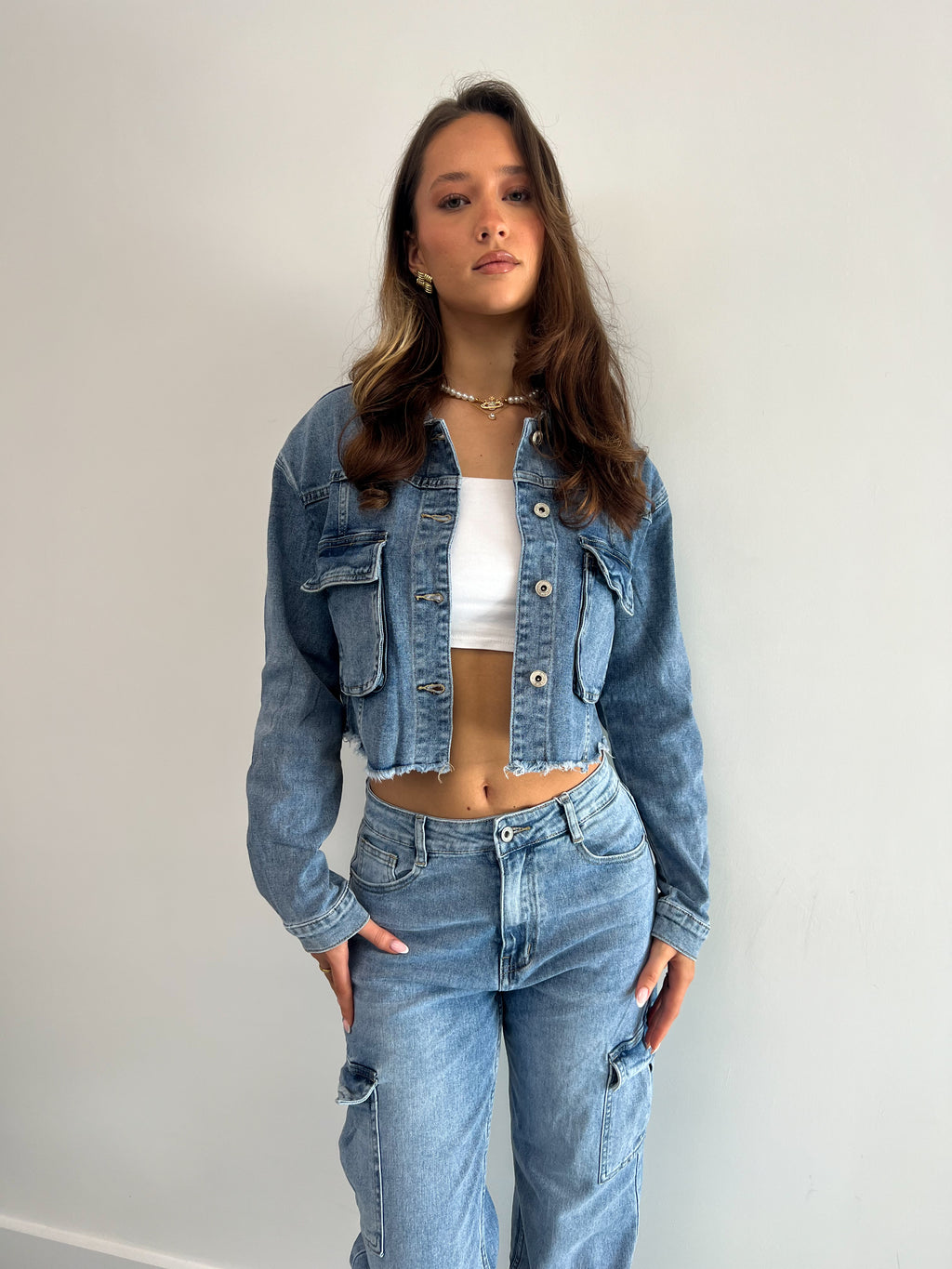 POCKET DENIM JACKET 6592