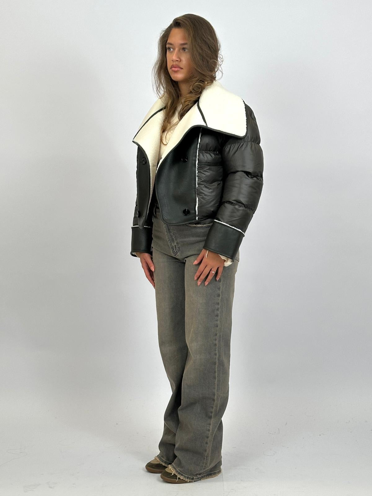 TEDDY LINED PUFFER ARMY