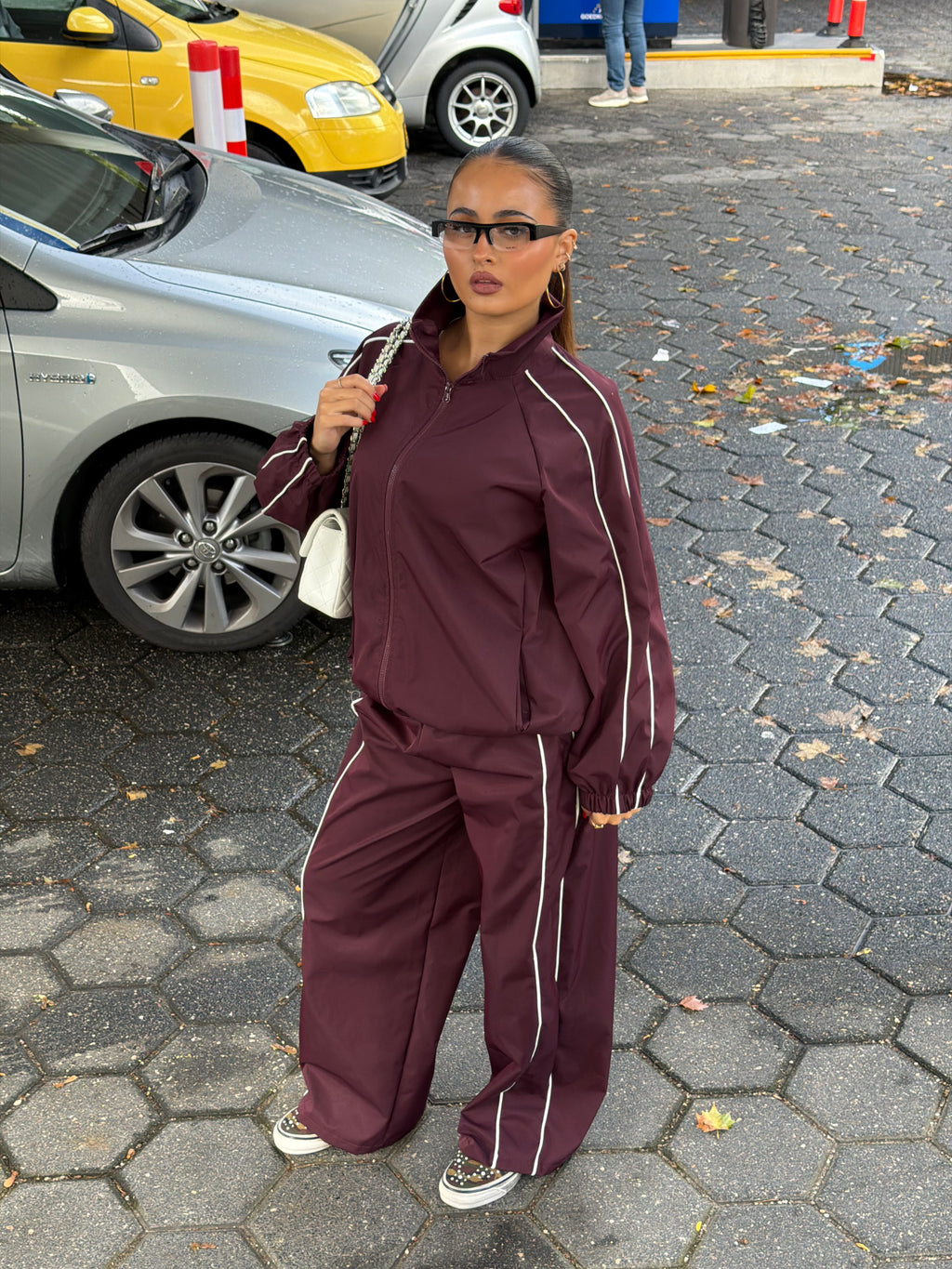 PIEN WINDJACKPAK BORDEAUX