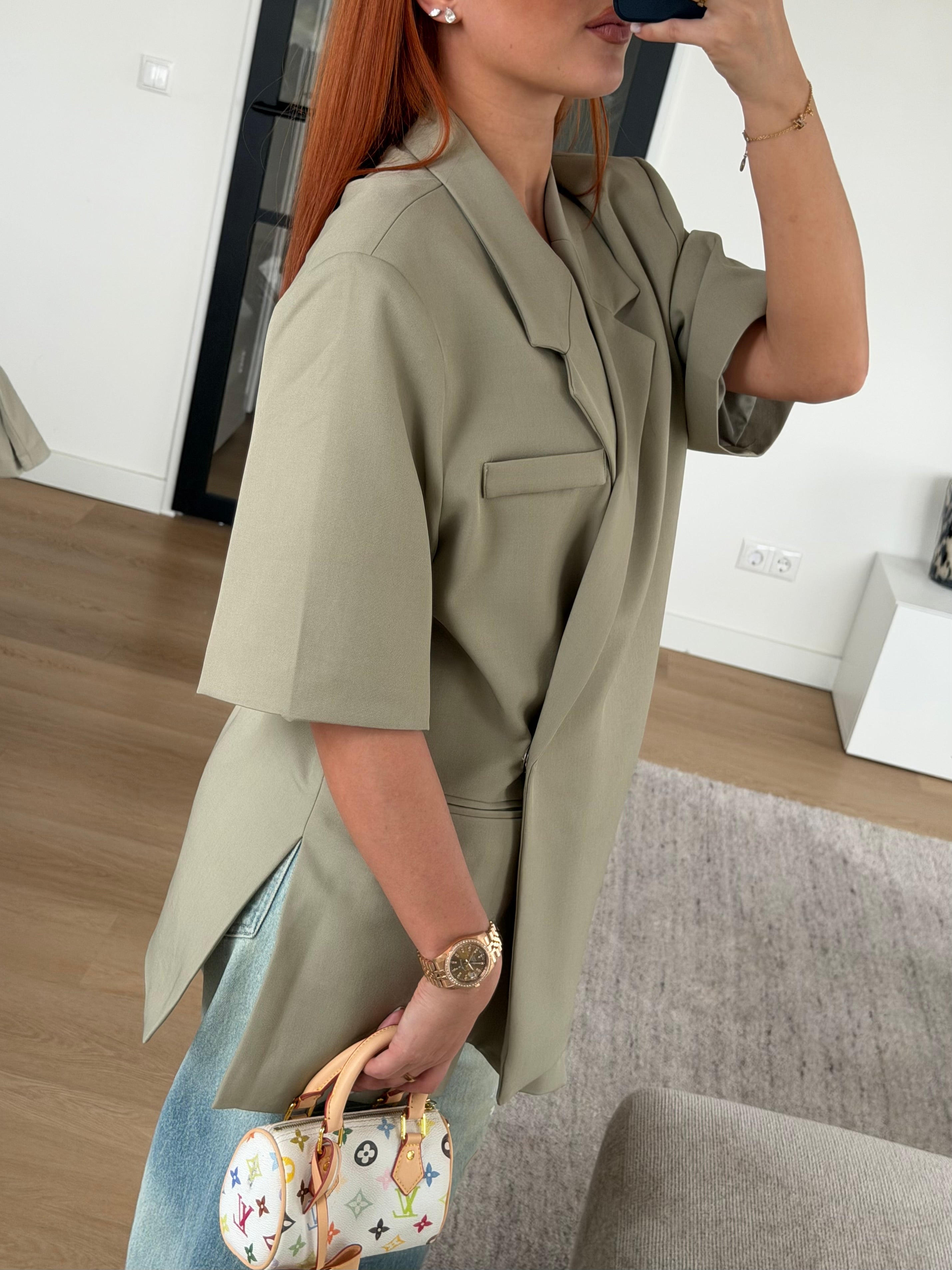 SUMMER BLAZER MATCHA