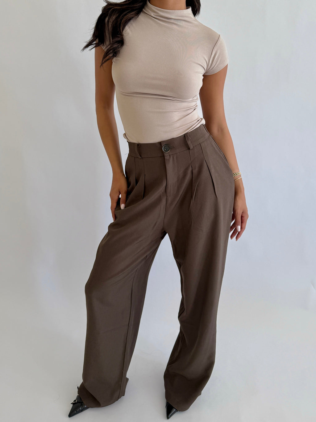PREMIUM TALL PANTALON BROWN