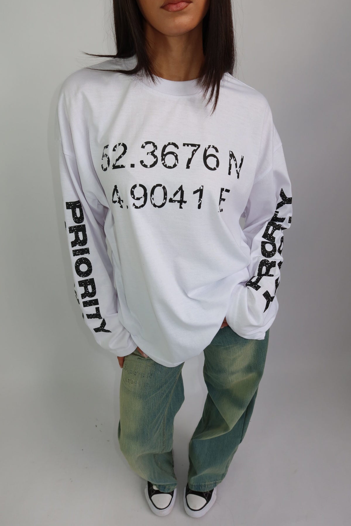 COÖRDINATES LONGSLEEVE WHITE