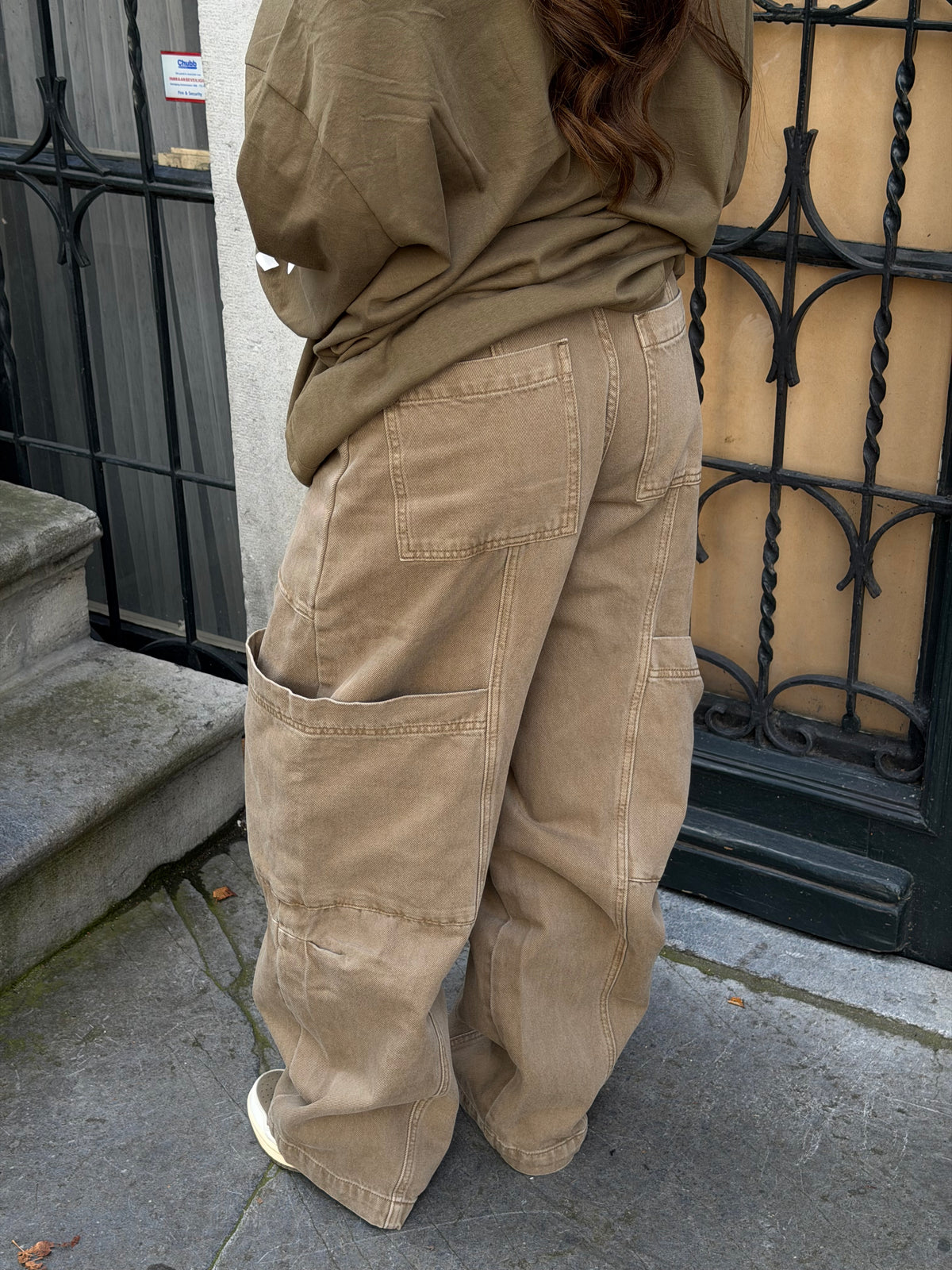 KHAKI CARPENTER PETITE