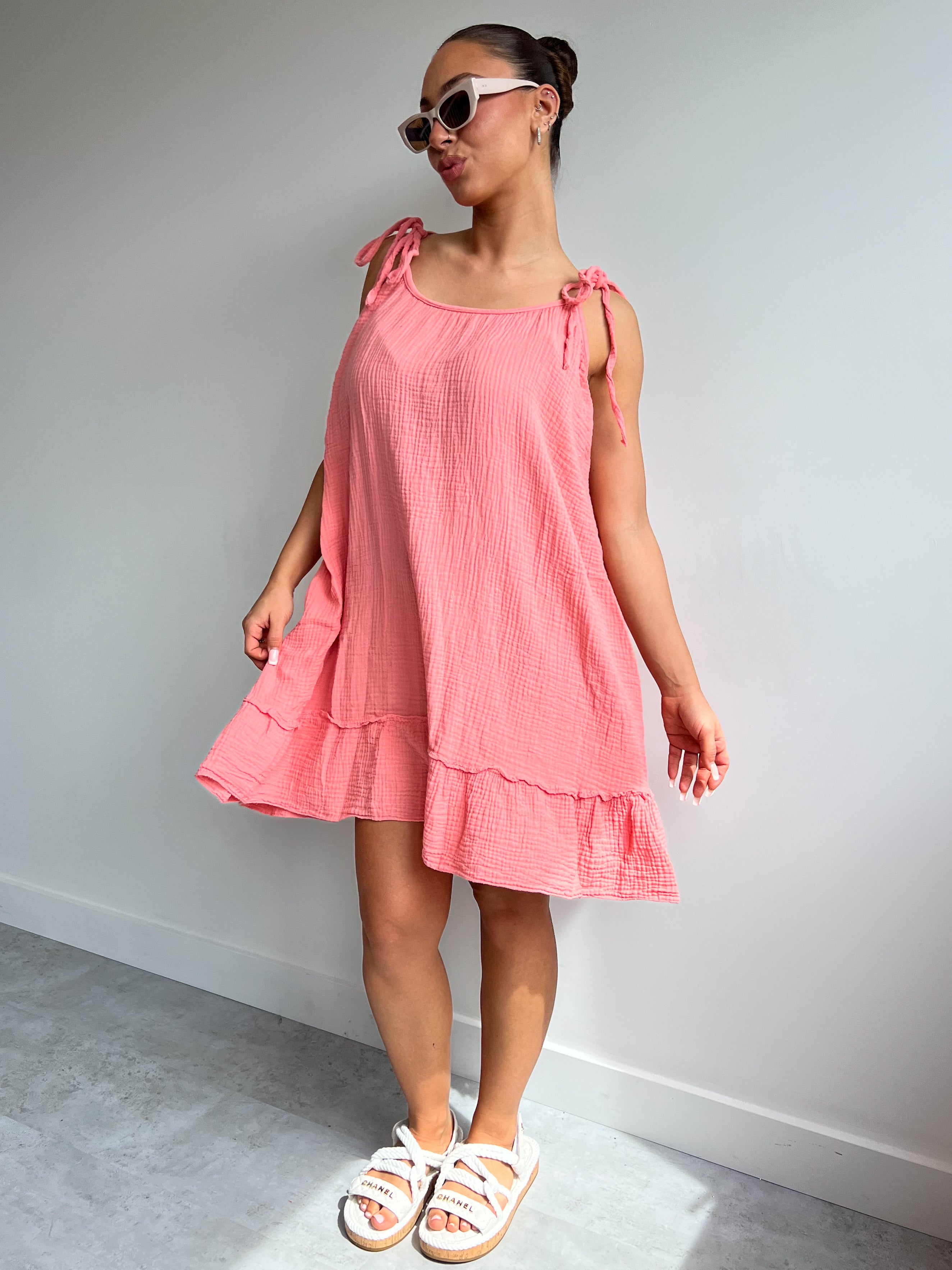LOLITA DRESS CORAL