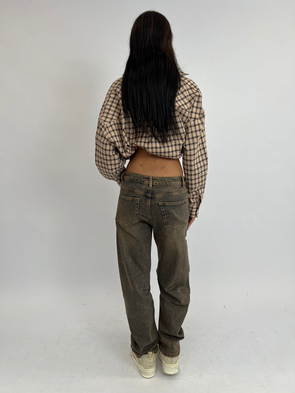 BARREL STRETCH VINTAGE WASH JEANS