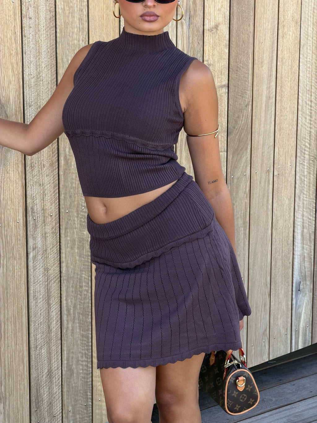 TESS TWO PIECE BROWN