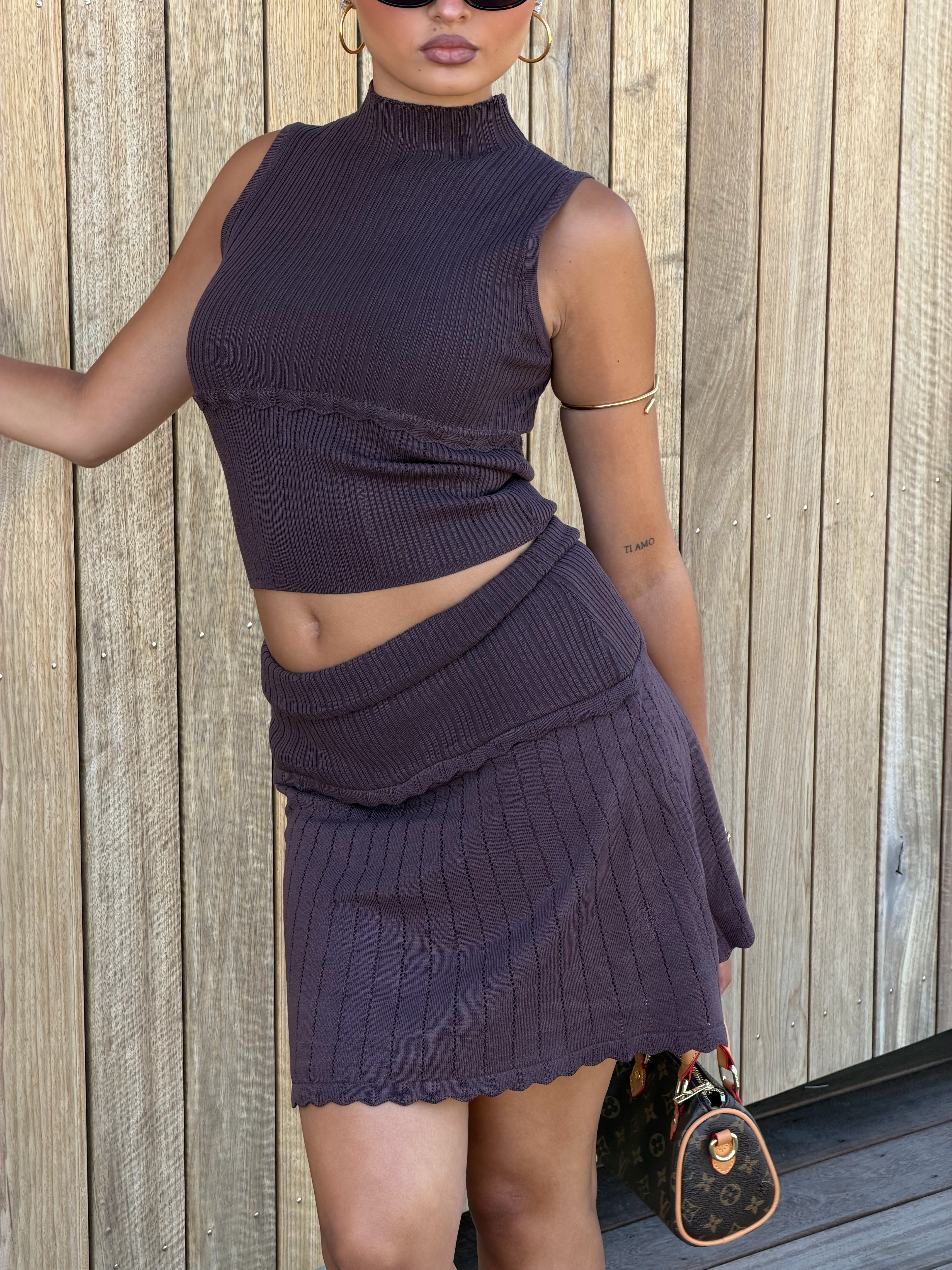 TESS TWO PIECE BROWN