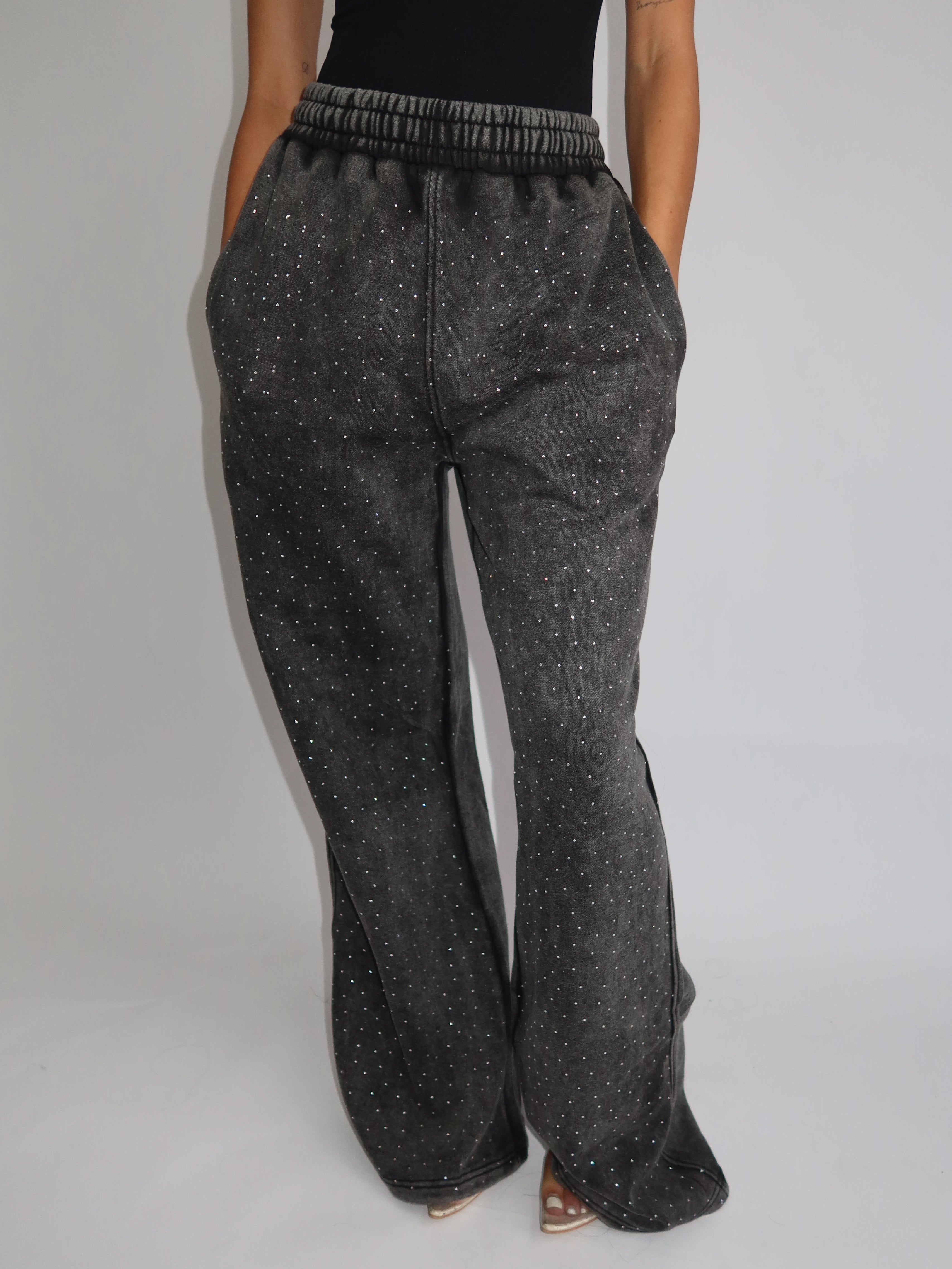 LIMITED EDITION RHINESTONE JOGGERS
