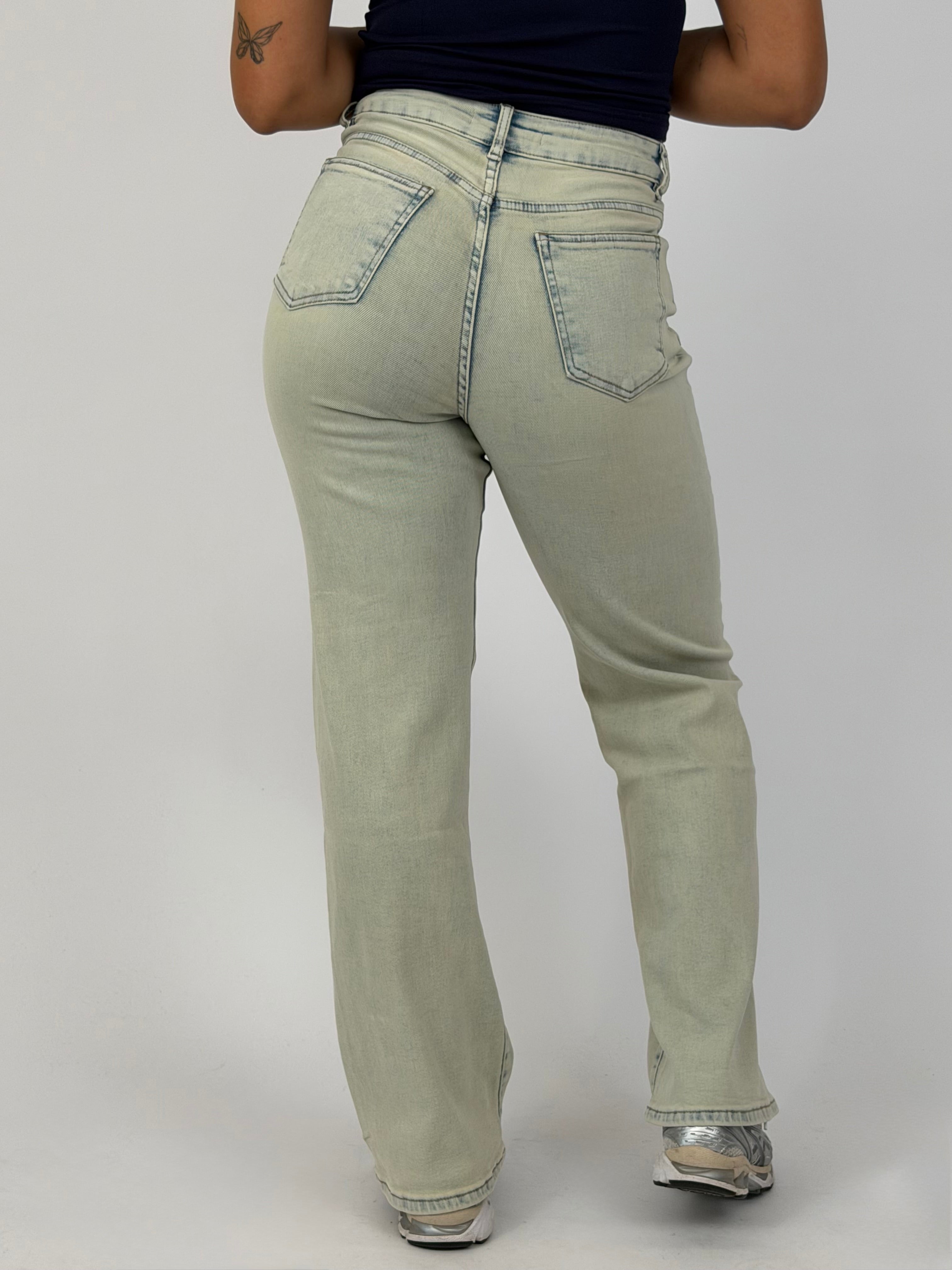 HAILEY STRETCH WIDE LEG H973-5